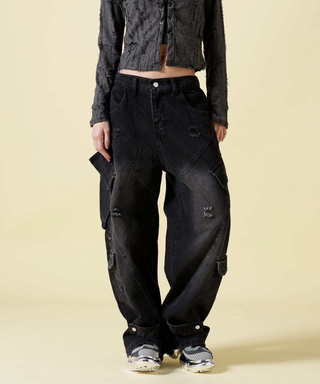 【NEW】エルエイチピー（LHP）/SIS／エスアイエス／Denim Pants SIS/エスアイエス/Side Pocket Denim Pants | L.H.P（エルエイチピー