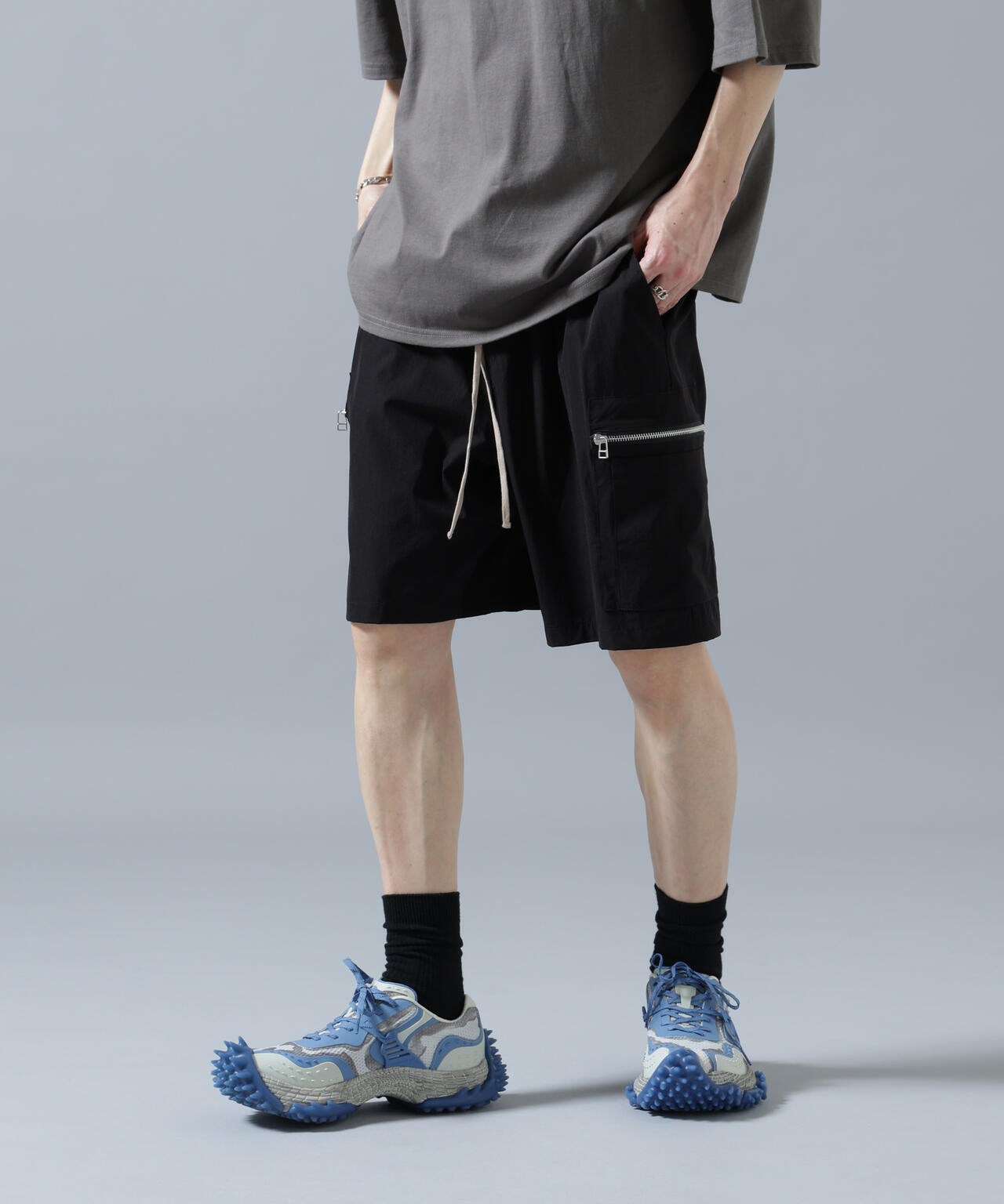 WEB&DEPOT限定】DankeSchon/ダンケシェーン/PTWILL FLAP CARGO SHORTS