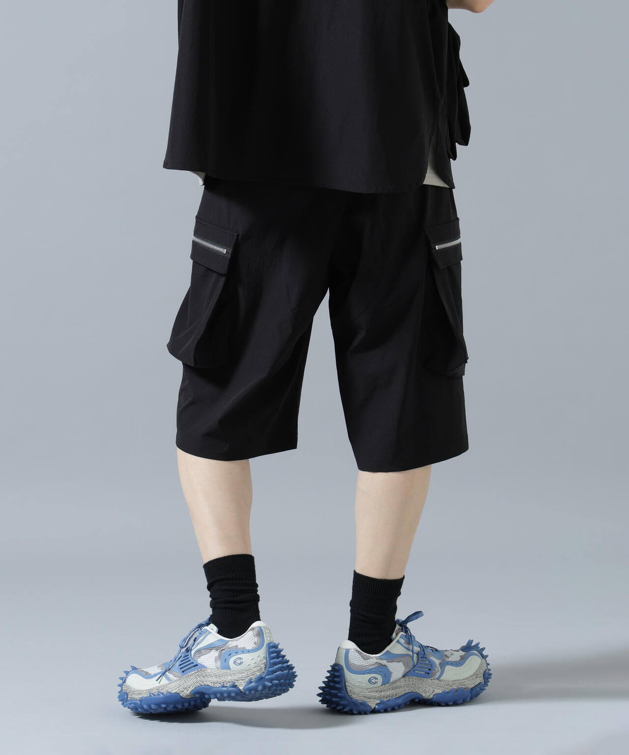 WEB&DEPOT限定】DankeSchon/ダンケシェーン/PTWILL ZIP CARGO SHORTS