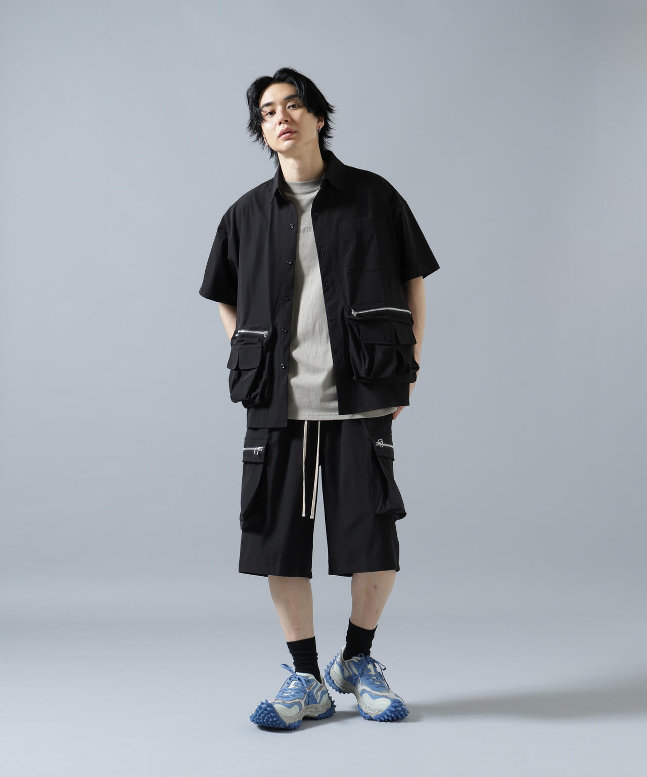WEB&DEPOT限定】DankeSchon/ダンケシェーン/PTWILL ZIP CARGO SHORTS
