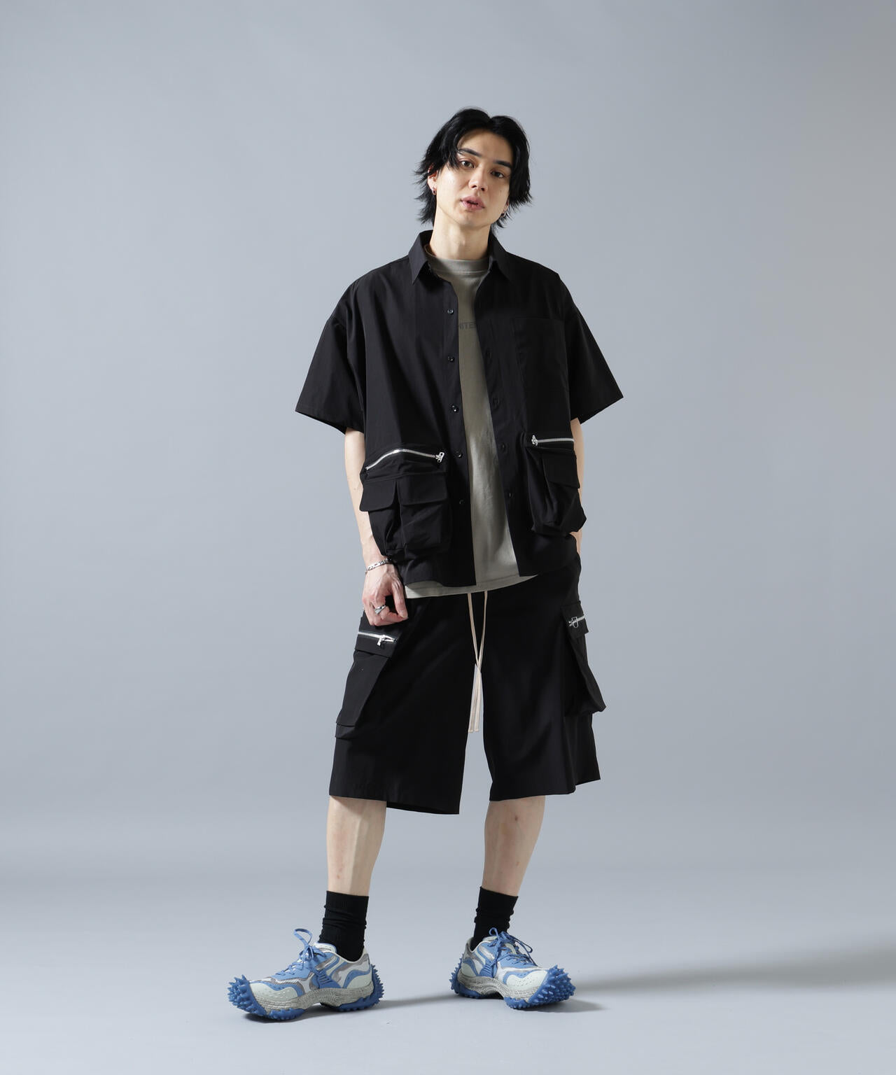WEB&DEPOT限定】DankeSchon/ダンケシェーン/PTWILL ZIP CARGO SHORTS