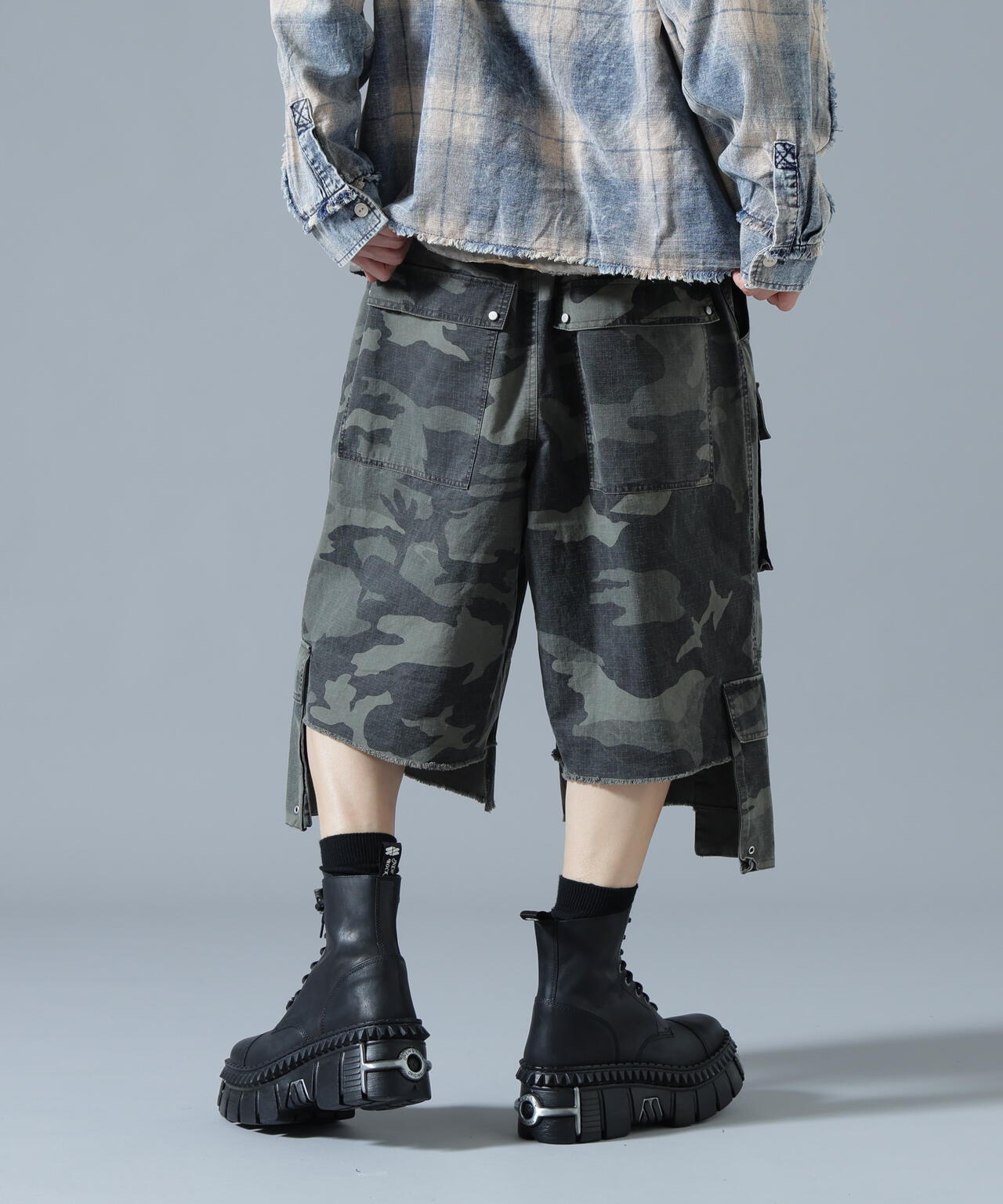 DankeSchon/ダンケシェーン/CARGO SHORTS パンツ DankeSchon/ダンケシェーン/RIPSTOP W-CARGO SHORTS | L.H.P