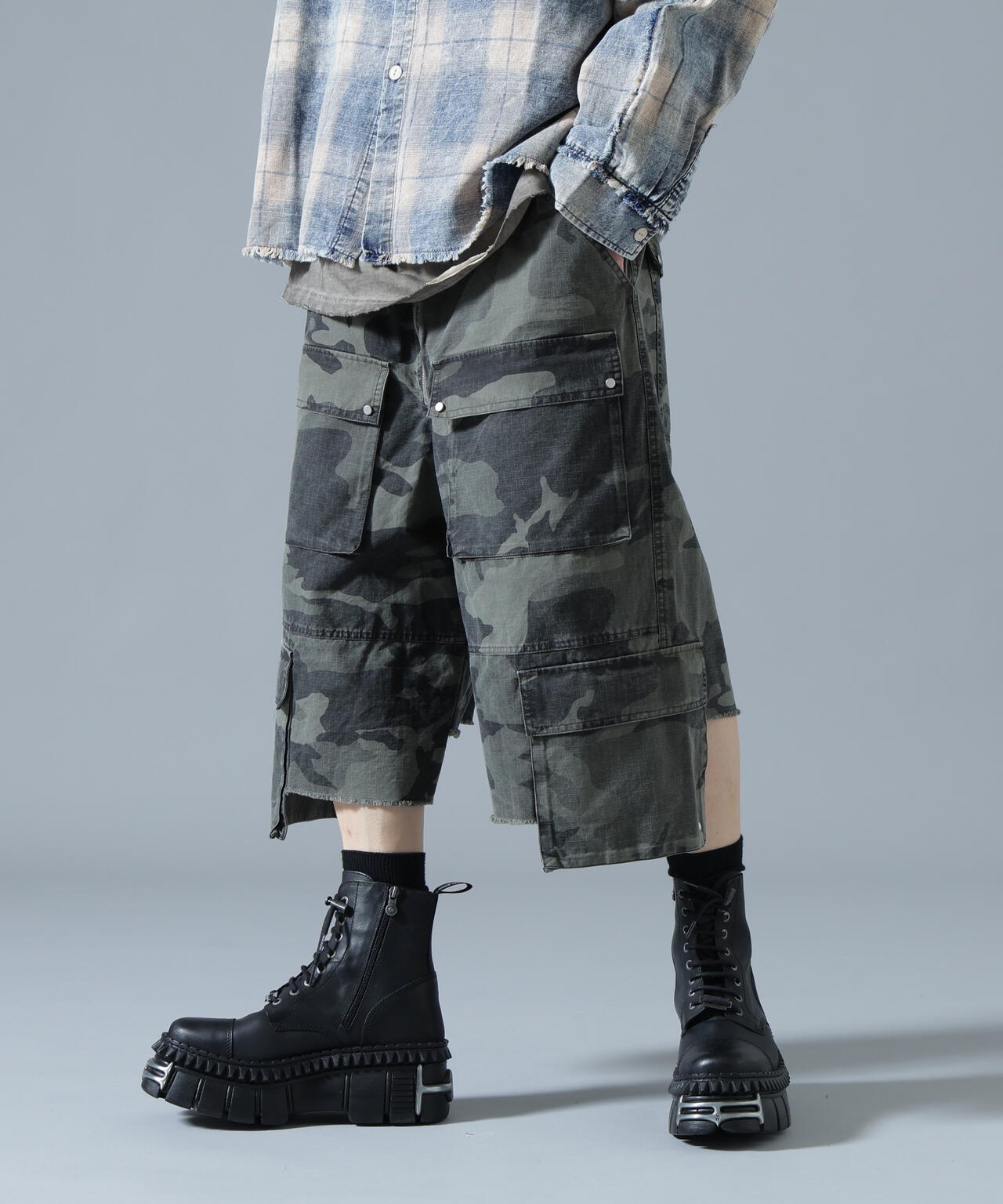 DankeSchon/ダンケシェーン/RIPSTOP W-CARGO SHORTS | L.H.P