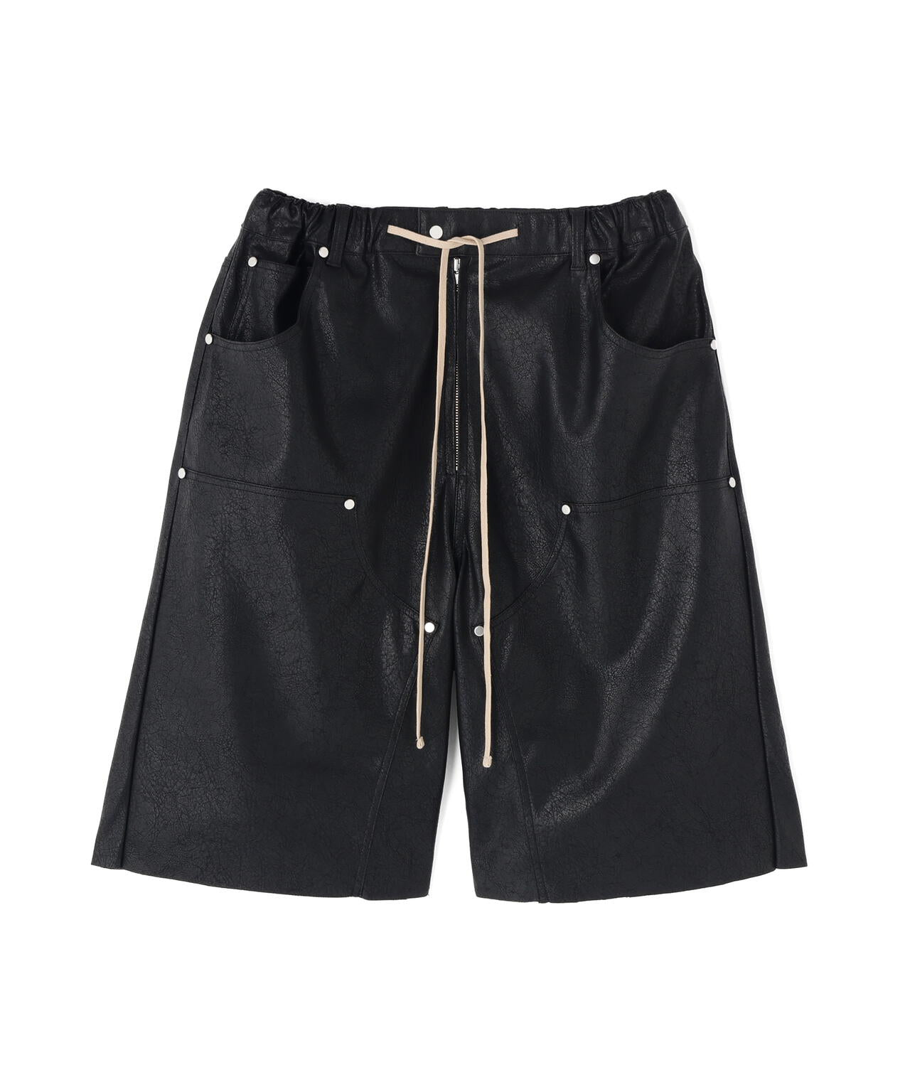 DankeSchon/ダンケシェーン/PULEATHER W-KNEE SHORTS | L.H.P
