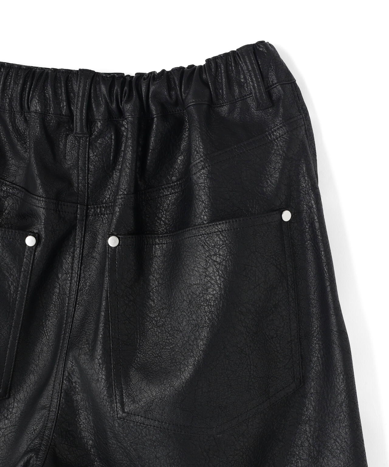 DankeSchon/ダンケシェーン/PULEATHER W-KNEE SHORTS | L.H.P