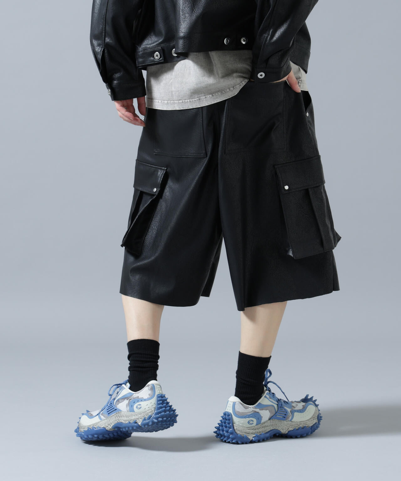 DankeSchon/ダンケシェーン/PULEATHER CARGO SHORTS | L.H.P