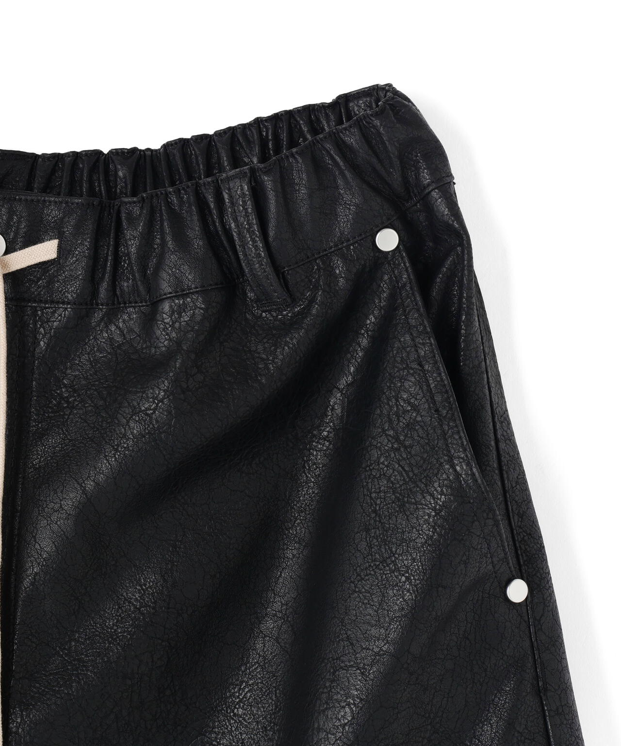 DankeSchon/ダンケシェーン/PULEATHER CARGO SHORTS