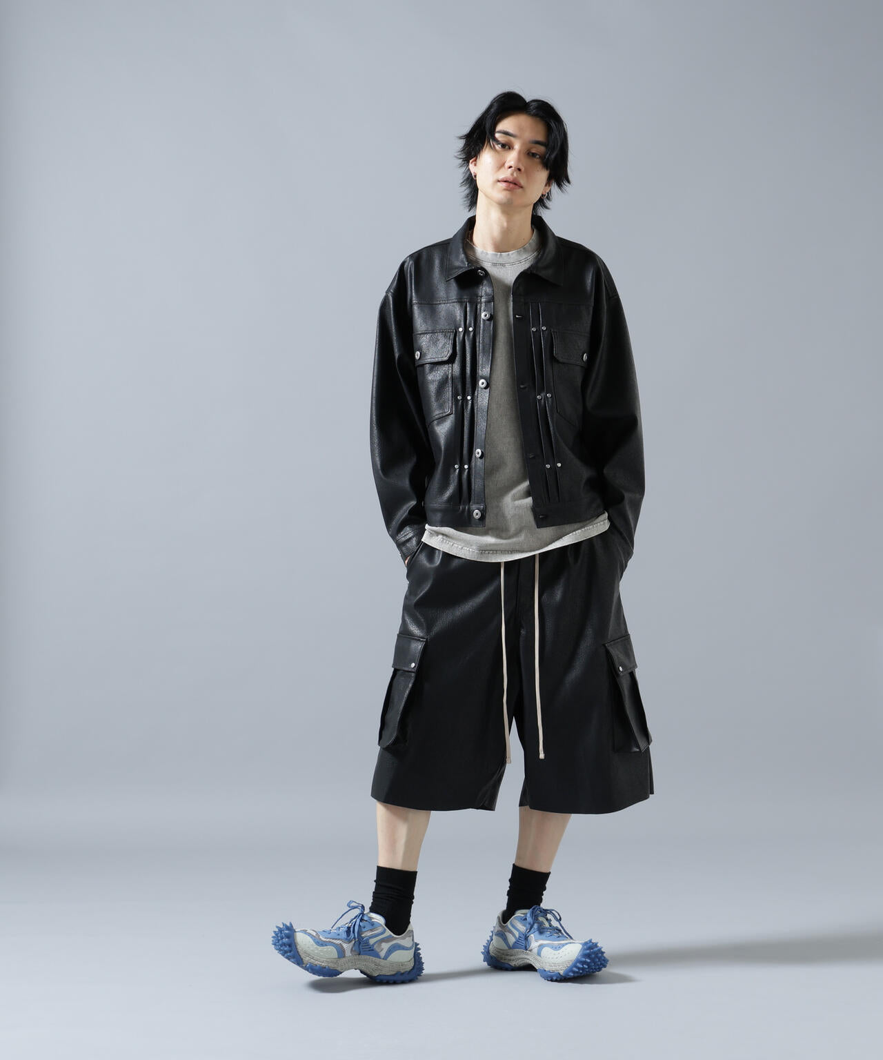 DankeSchon/ダンケシェーン/PULEATHER CARGO SHORTS | L.H.P