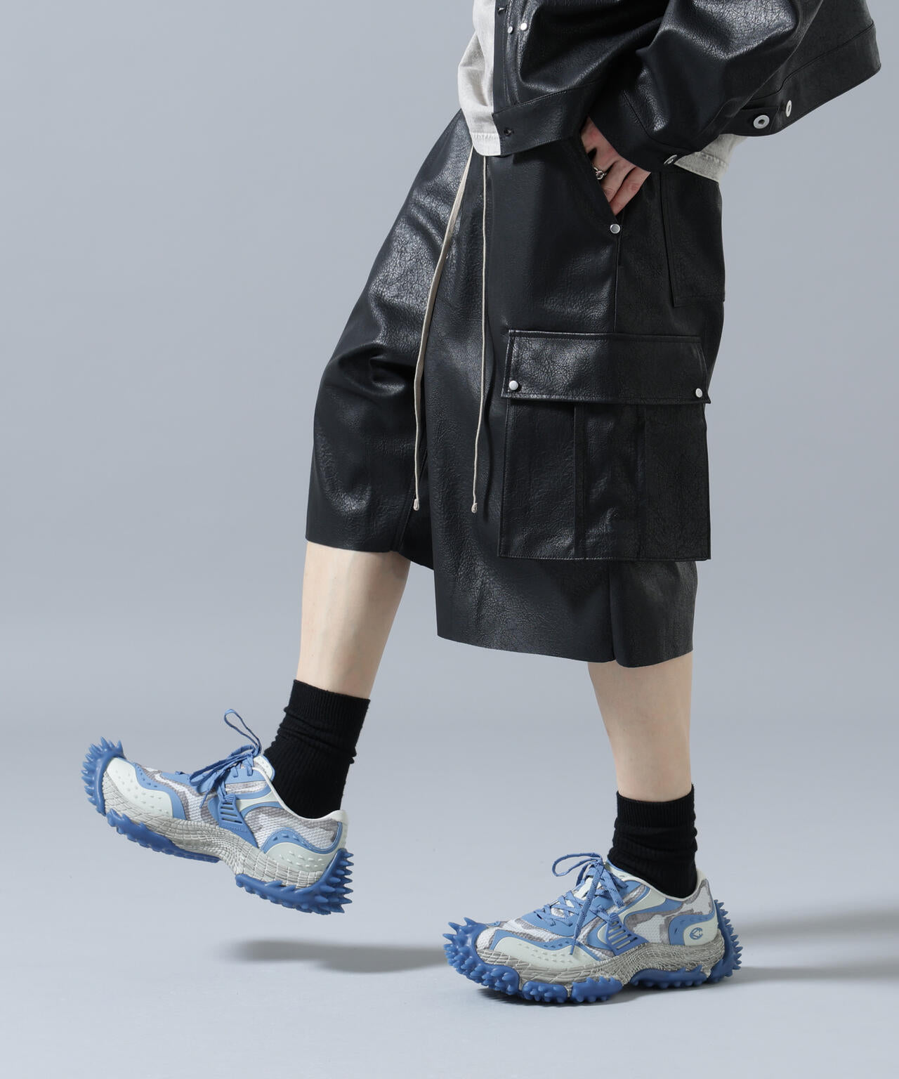 DankeSchon/ダンケシェーン/PULEATHER CARGO SHORTS | L.H.P