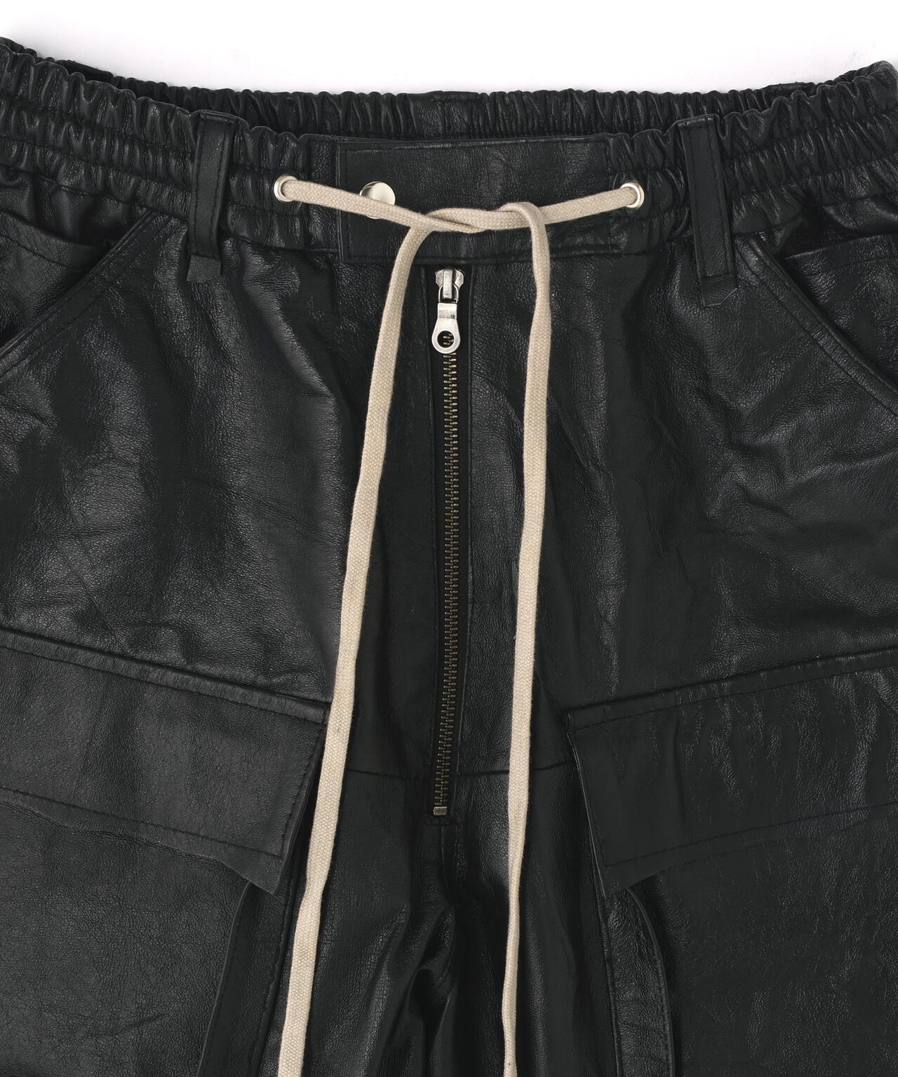 DankeSchon/ダンケシェーン/REPRO-LEATHER CARGO SHORTS | L.H.P