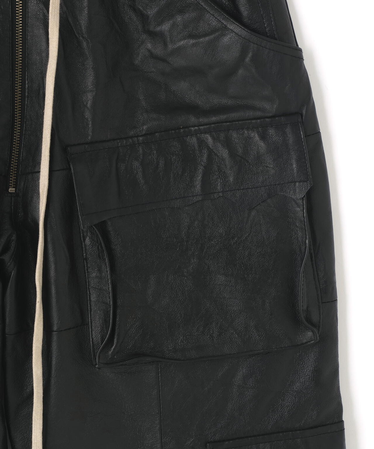 DankeSchon/ダンケシェーン/REPRO-LEATHER CARGO SHORTS | L.H.P