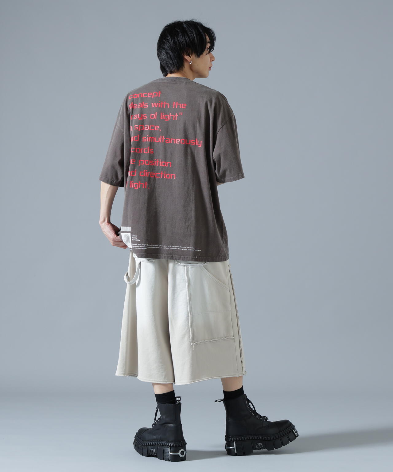 DankeSchon/ダンケシェーン/SULFUR SWEAT W-KNEE SHORTS | L.H.P