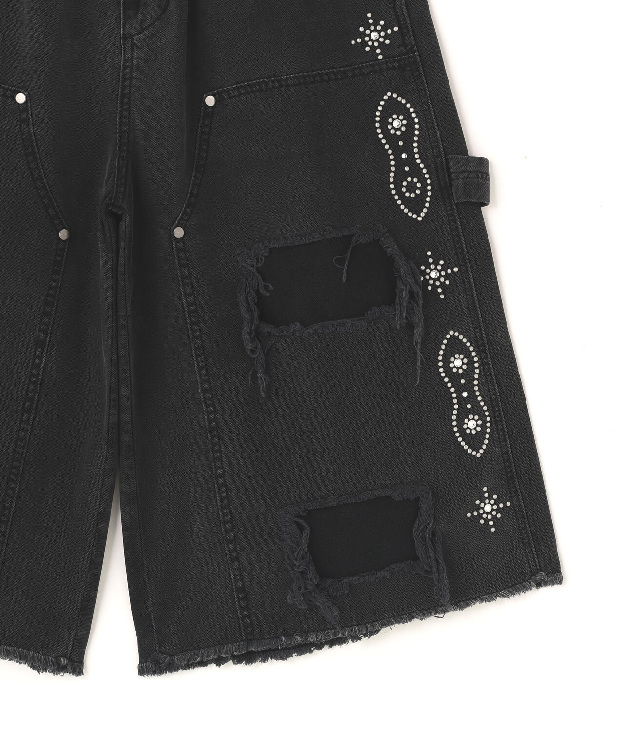 DankeSchon/ダンケシェーン/STUDS W-KNEE DUCK SHORTS | L.H.P
