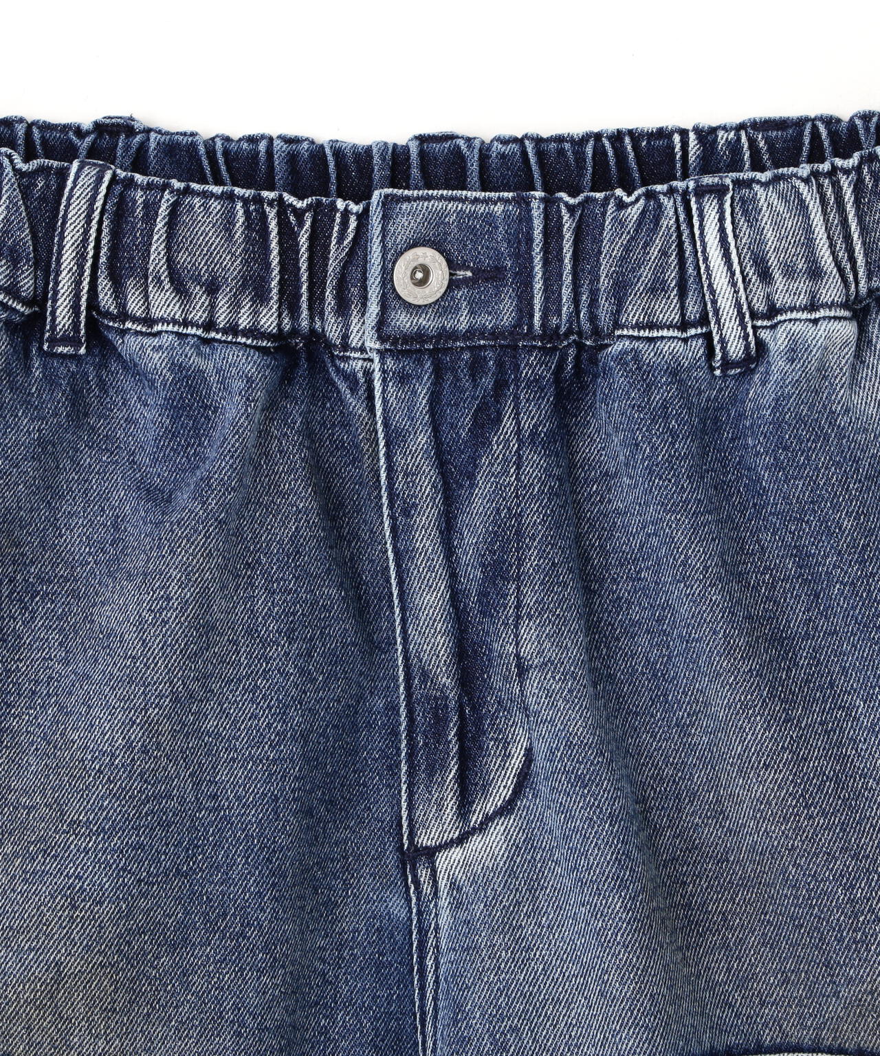DankeSchon/ダンケシェーン/STUDS W-KNEE SHORTS DENIM | L.H.P