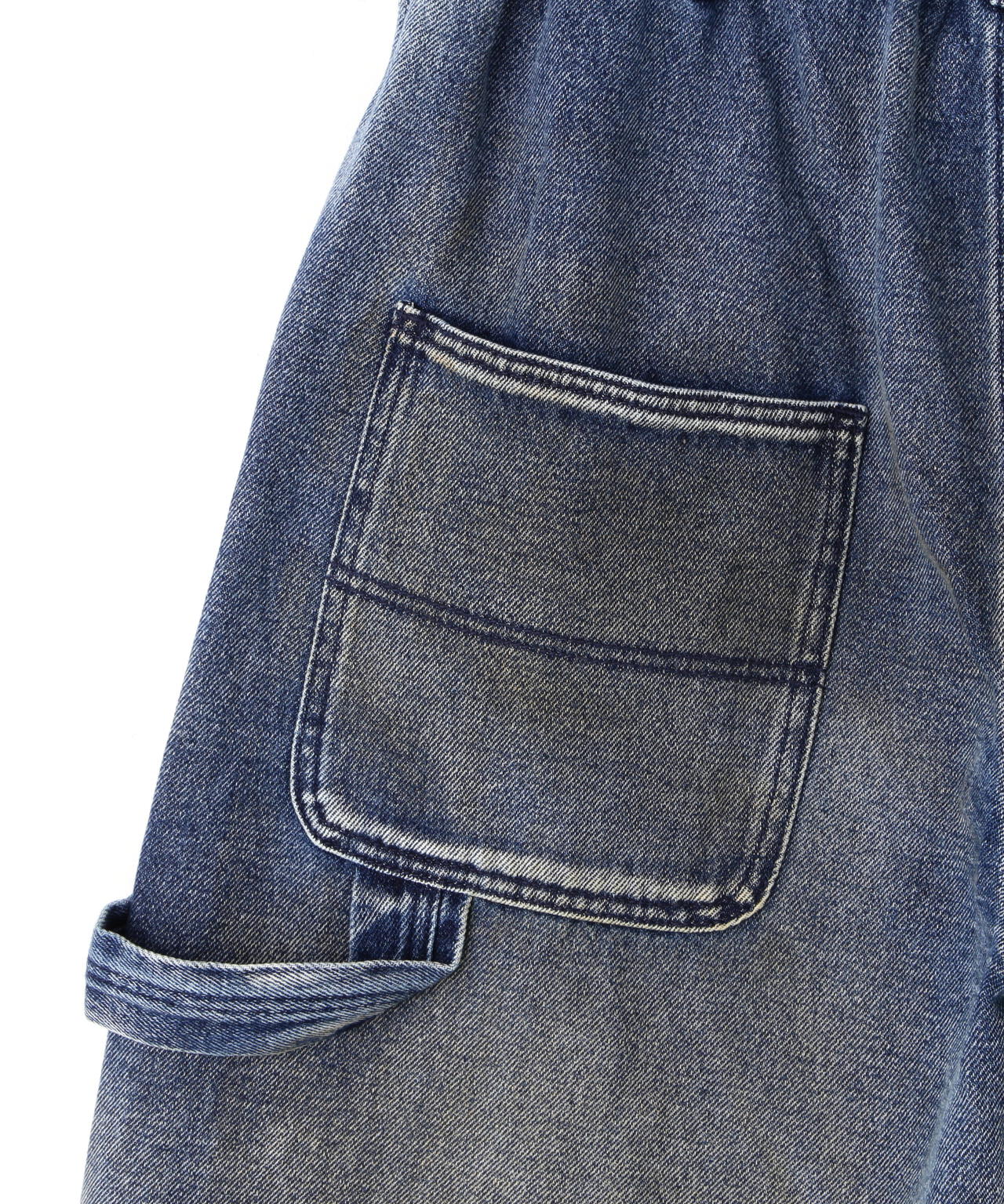 DankeSchon/ダンケシェーン/STUDS W-KNEE SHORTS DENIM | L.H.P