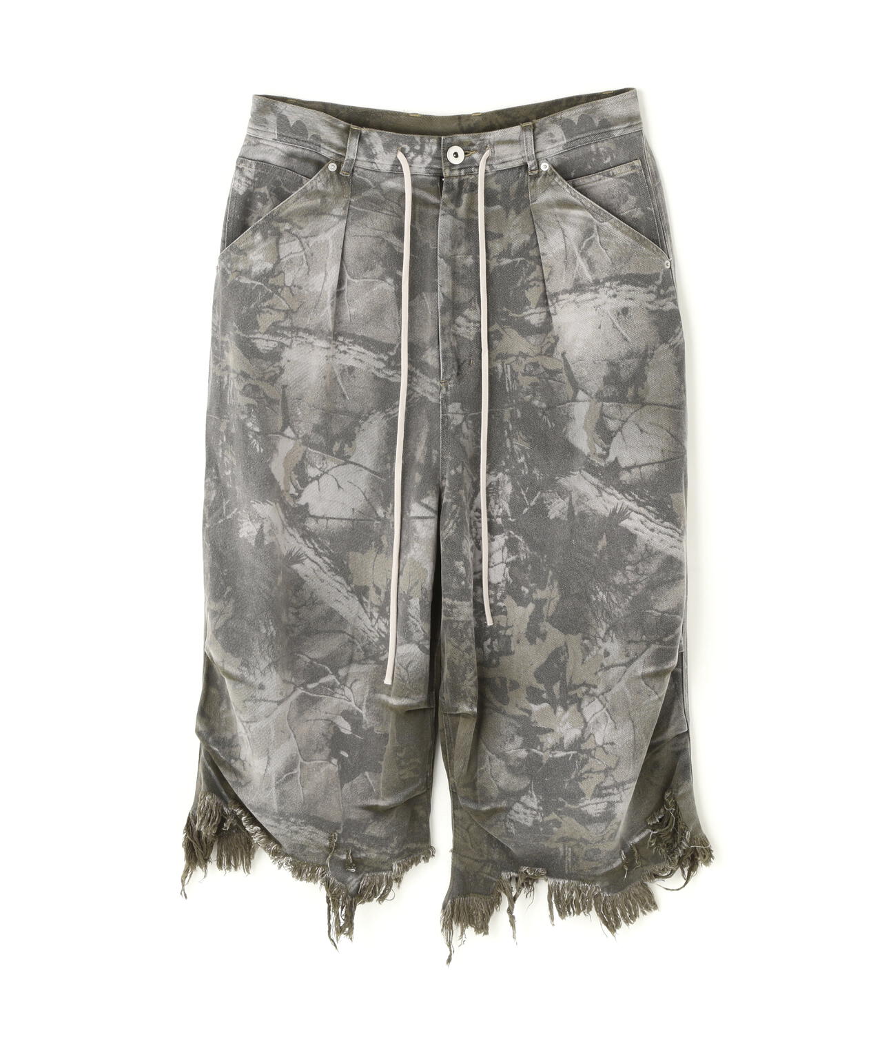 DankeSchon/ダンケシェーン/REAL TREE CAMO CUTOFF CARGO SHORTS