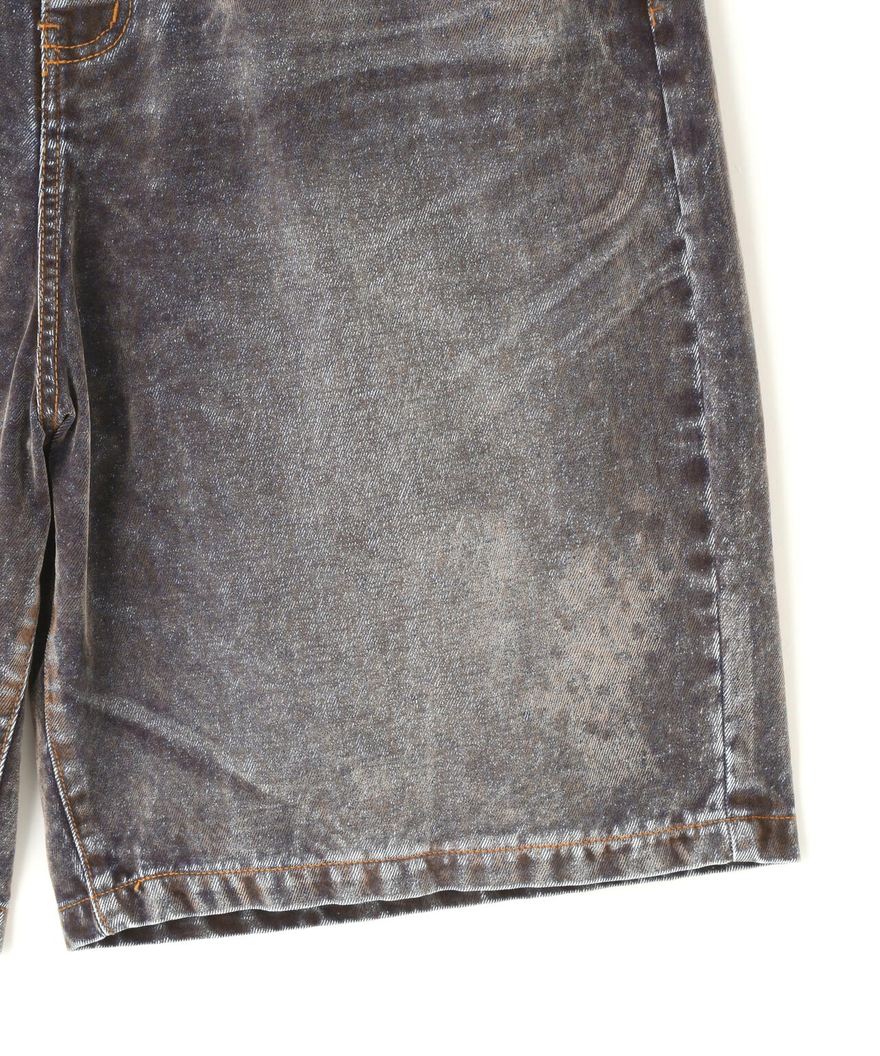 WHITELAND/ホワイトランド/FLOCKY WIDE DENIM SHORTS | L.H.P