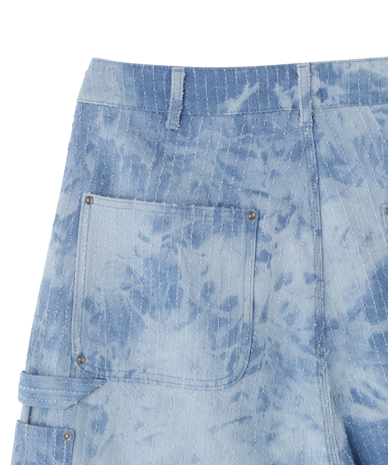 WHITELAND/ホワイトランド/TIE-DYE W-KNEE SHORTS | L.H.P