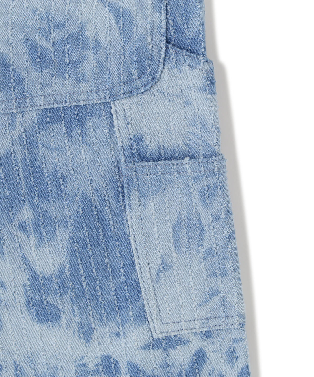 WHITELAND/ホワイトランド/TIE-DYE W-KNEE SHORTS