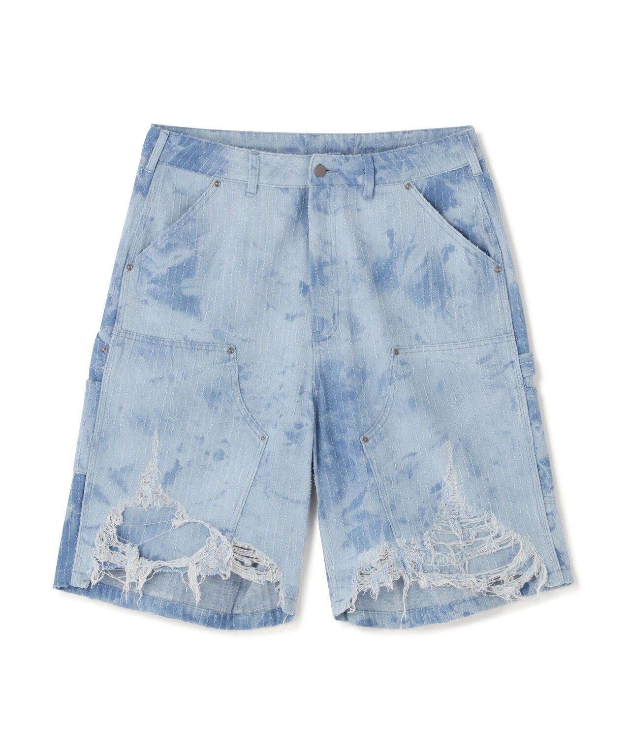 WHITELAND/ホワイトランド/TIE-DYE W-KNEE SHORTS | L.H.P