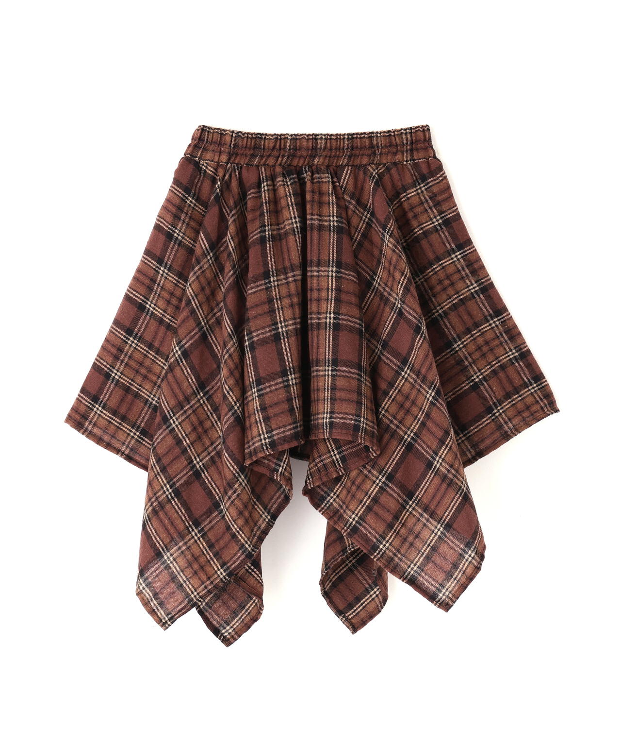 SIS/エスアイエス/Wrap check skirt