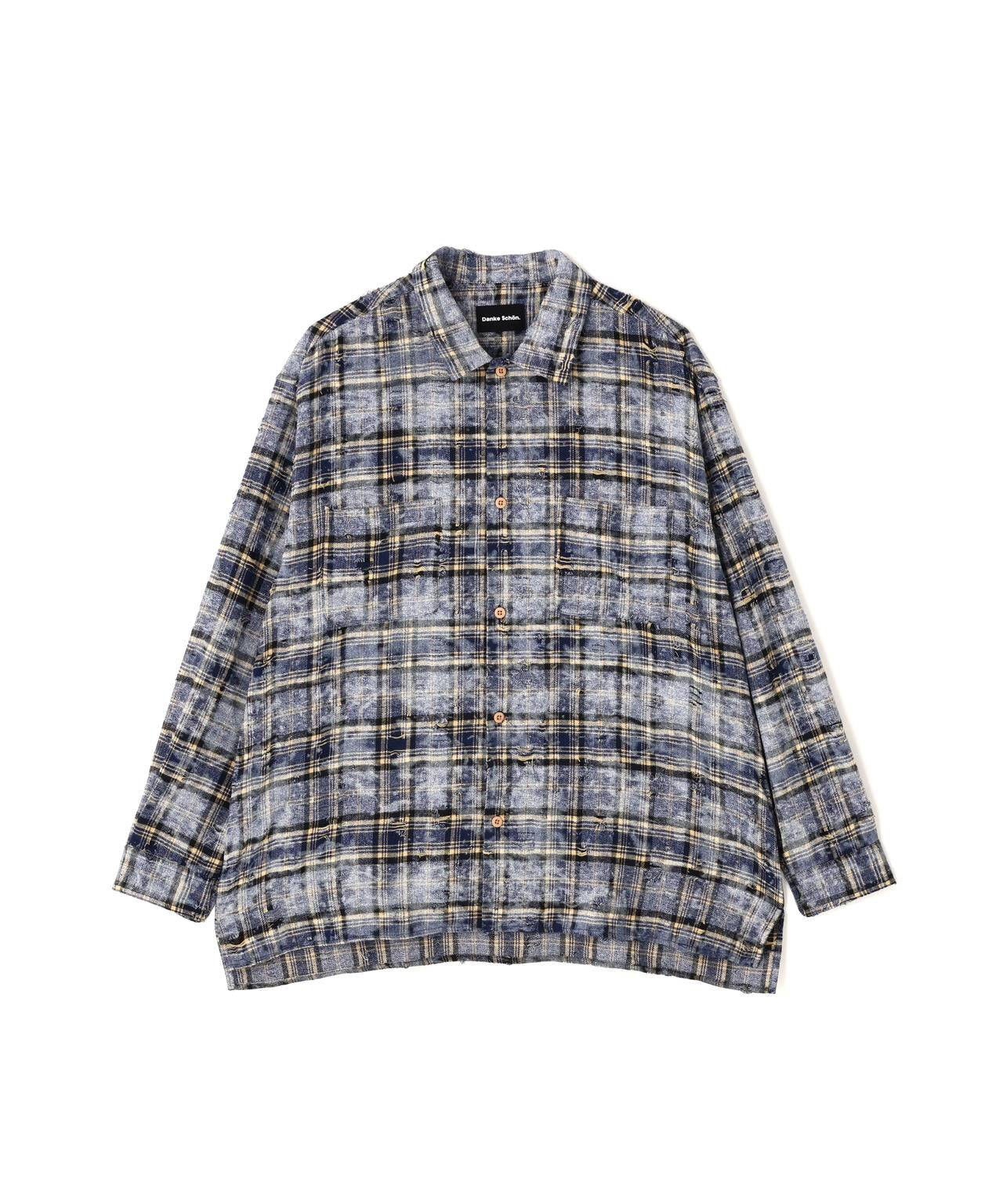 WEB&DEPOT限定】DankeSchon/ダンケシェーン/DAMAGE WORK SHIRTS