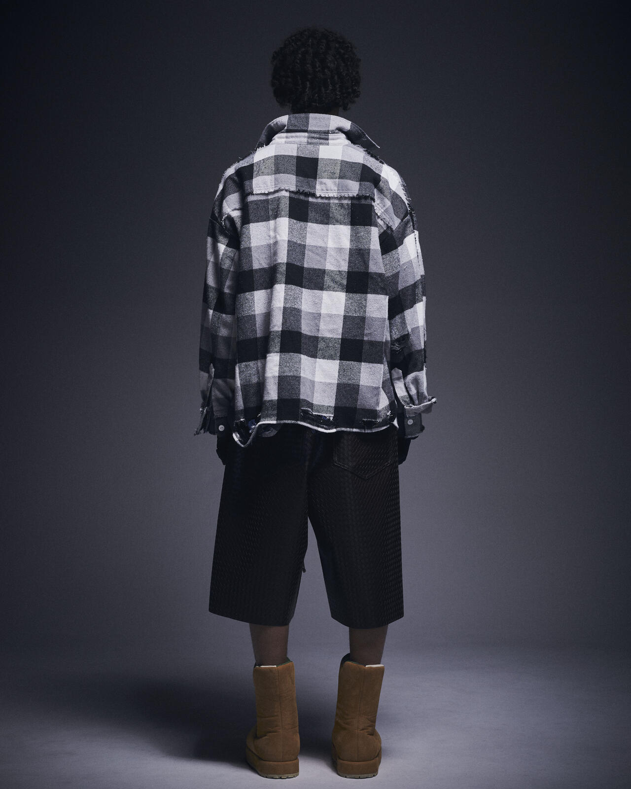 DankeSchon/ダンケシェーン/FLANNEL DAMAGE SHIRTS BLOCK | L.H.P