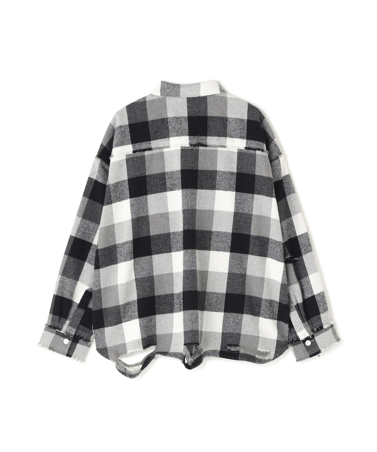 DankeSchon/ダンケシェーン/FLANNEL DAMAGE SHIRTS BLOCK | L.H.P