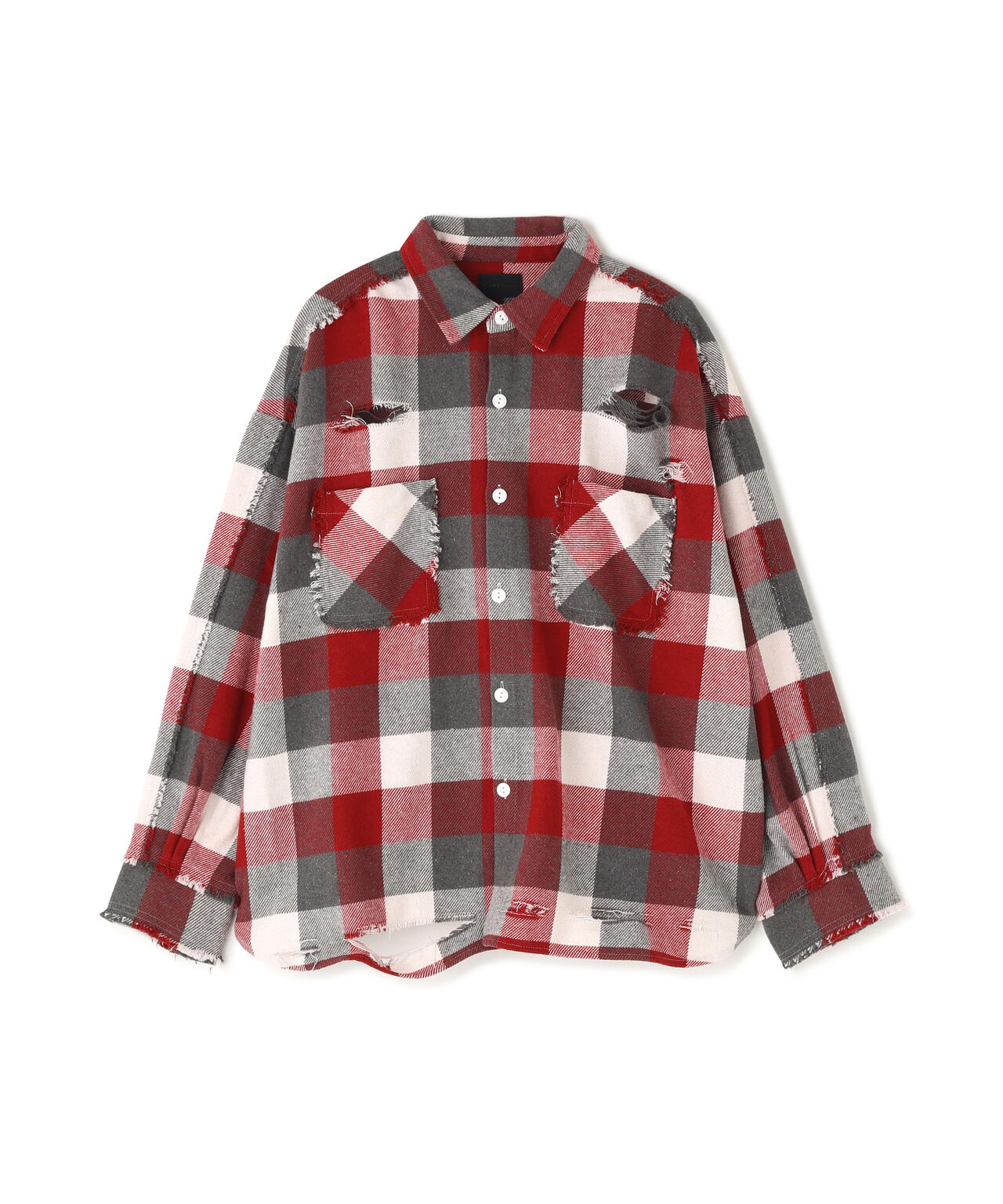 DankeSchon/ダンケシェーン/FLANNEL DAMAGE SHIRTS BLOCK