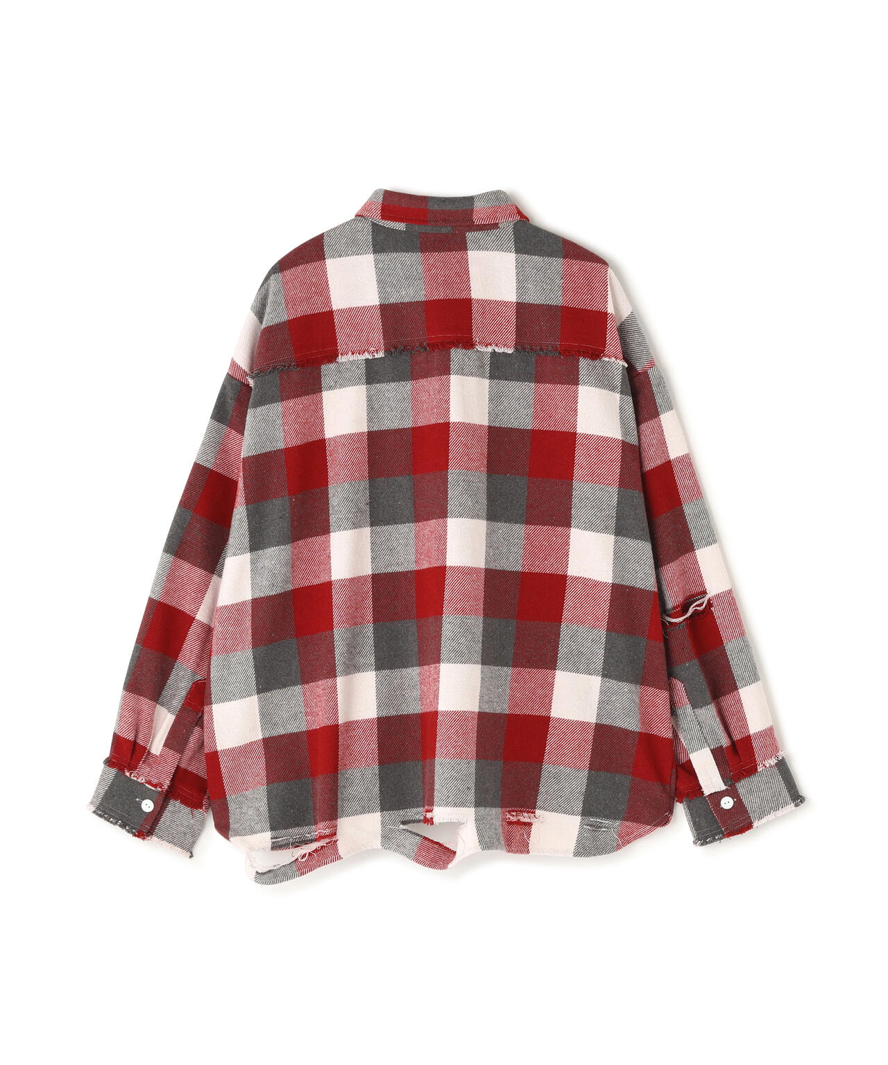 DankeSchon/ダンケシェーン/FLANNEL DAMAGE SHIRTS BLOCK