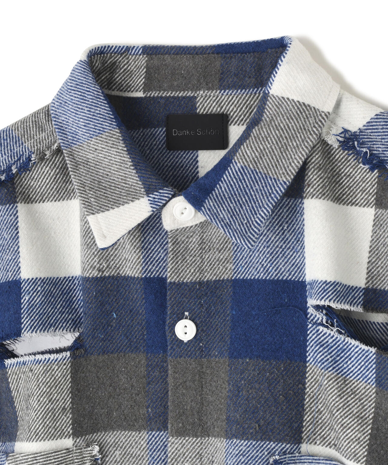 DankeSchon/ダンケシェーン/FLANNEL DAMAGE SHIRTS BLOCK | L.H.P
