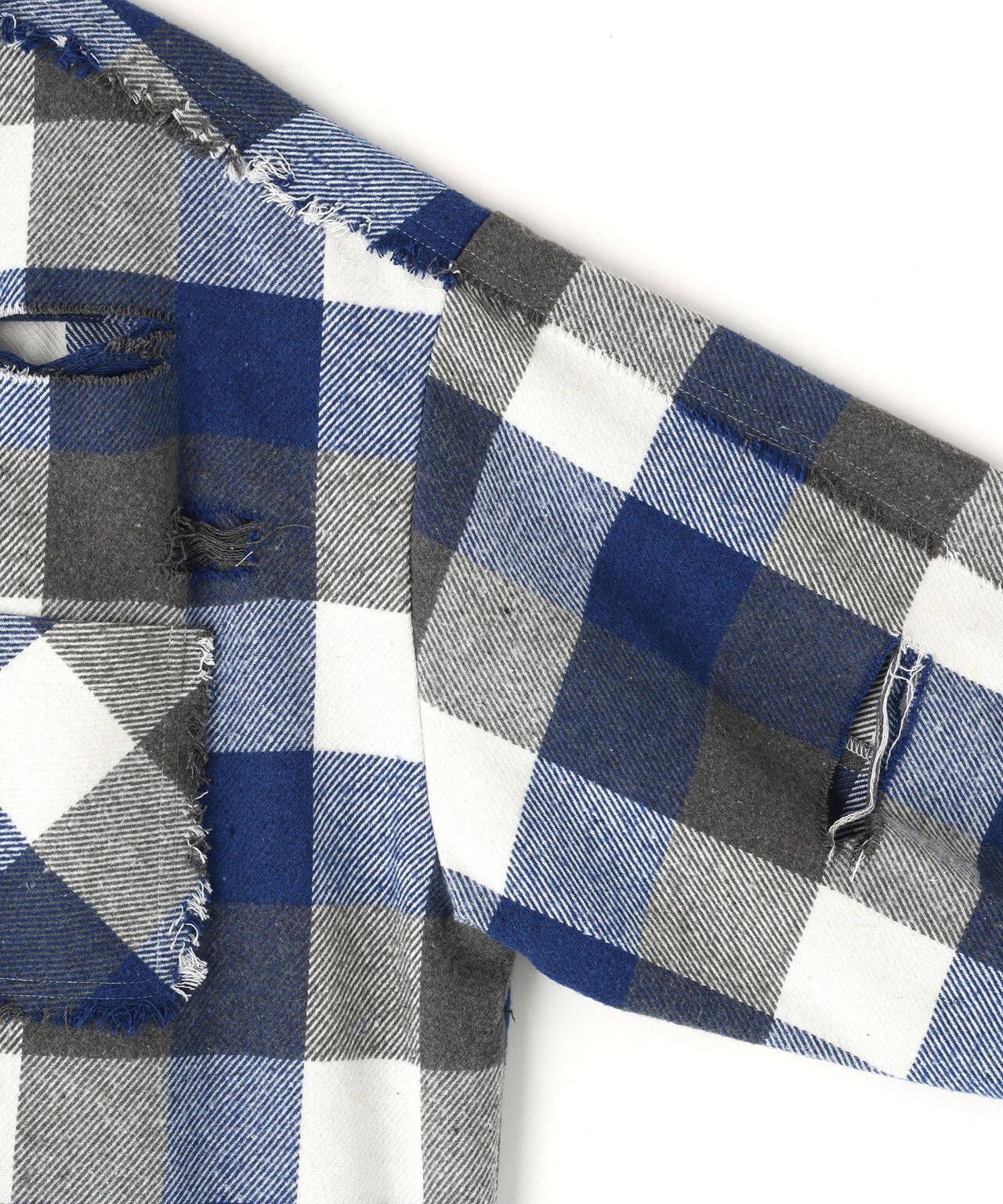 DankeSchon/ダンケシェーン/FLANNEL DAMAGE SHIRTS BLOCK