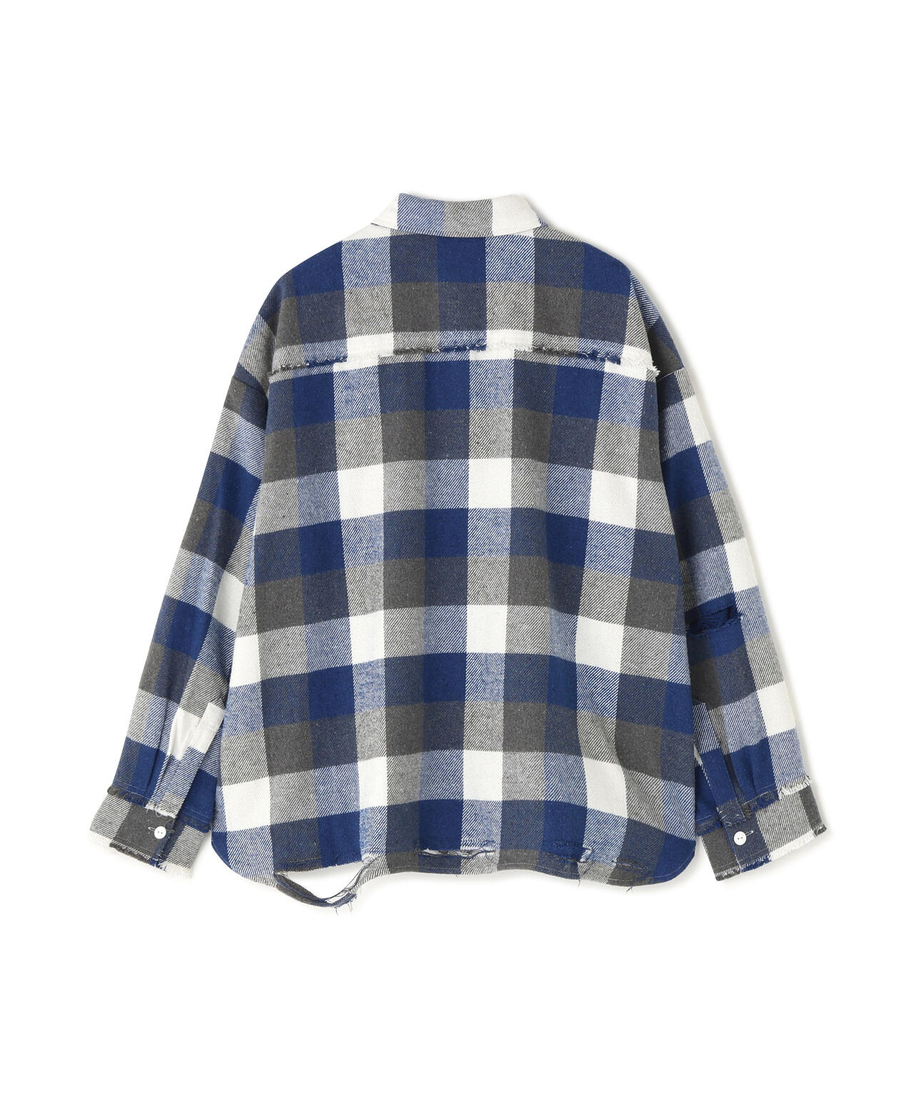 DankeSchon/ダンケシェーン/FLANNEL DAMAGE SHIRTS BLOCK