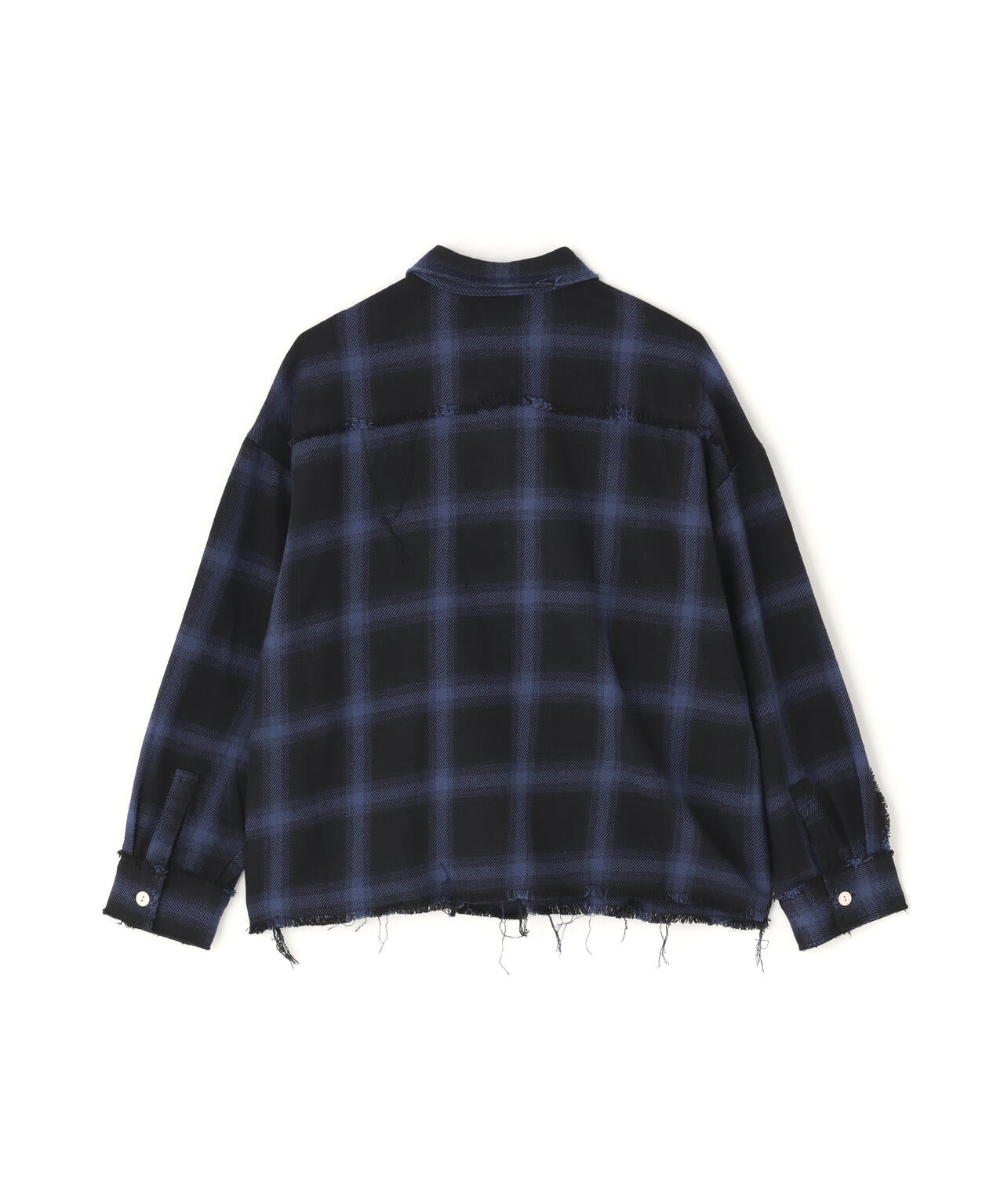 DankeSchon/ダンケシェーン/FLANNEL DAMAGE SHIRTS OMBRE