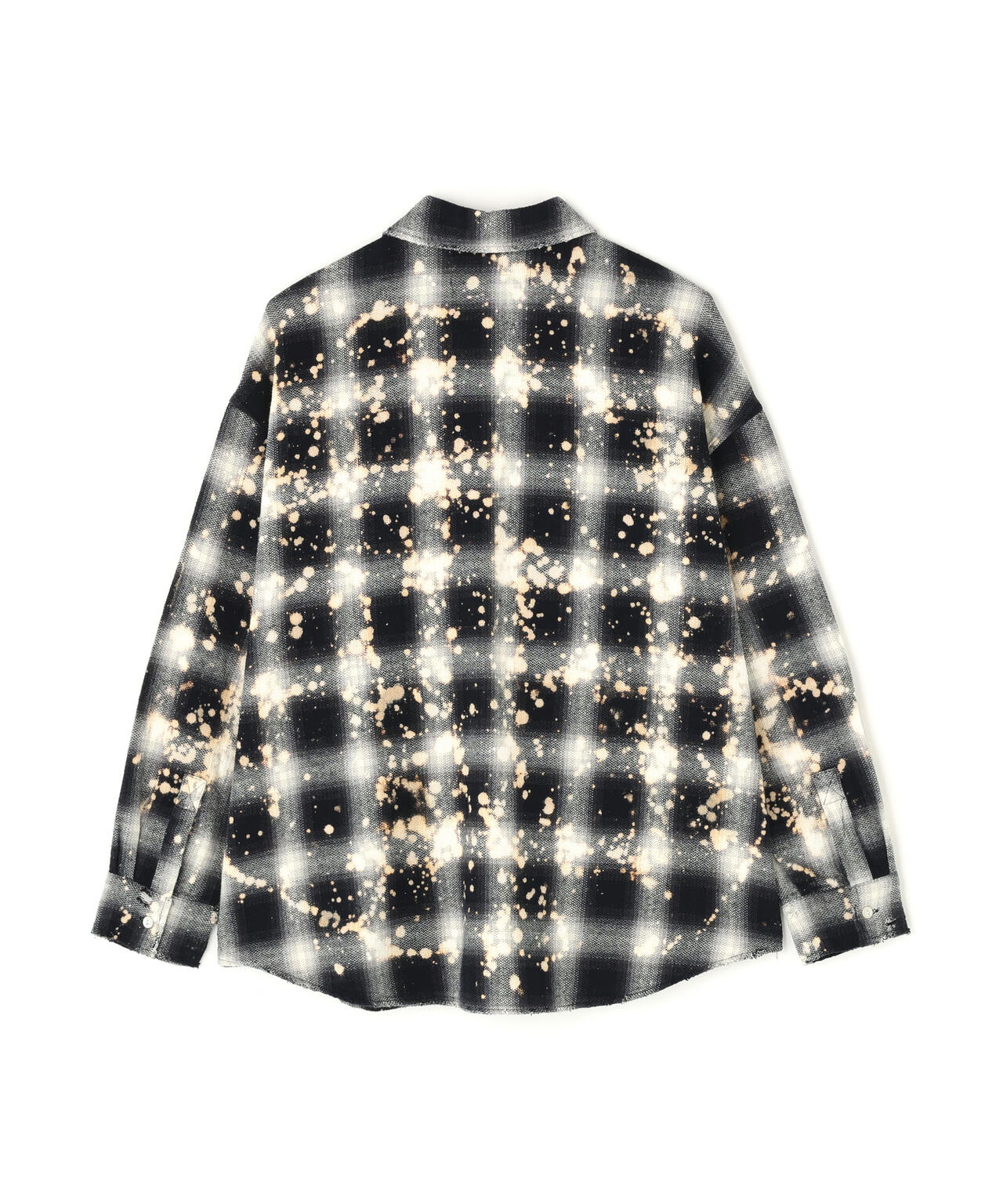 WHITELAND/ホワイトランド/BLEACH CHECK SHIRTS
