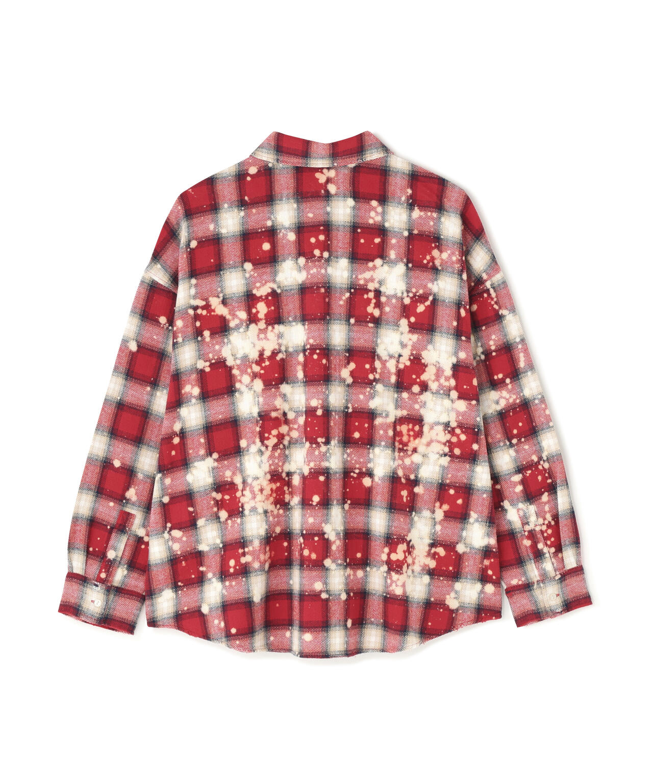 WHITELAND/ホワイトランド/BLEACH CHECK SHIRTS