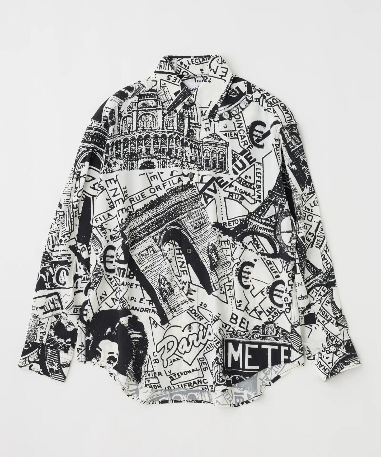 VAQUERA×MOUSSY/ヴァケラ×マウジー/VQ PARIS SYNDROME BUTTONDOWN SHIRT