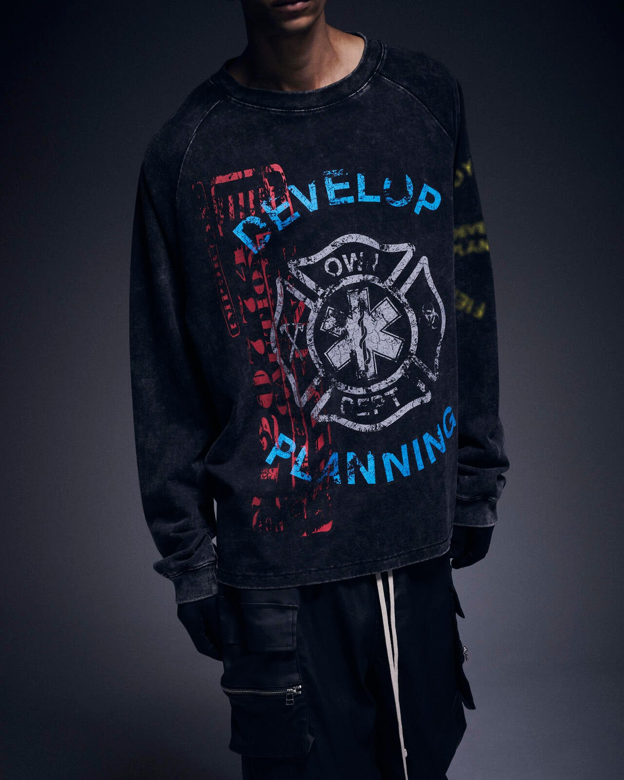 DankeSchon/ダンケシェーン/CHEMICAL RAGLAN LST FENTANYL | L.H.P