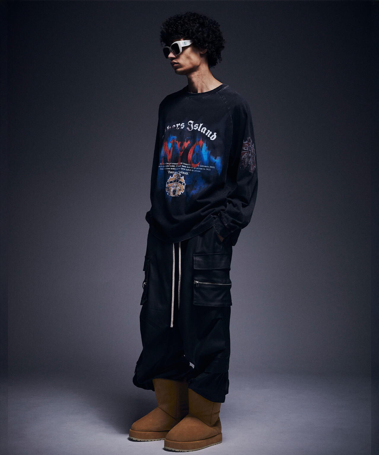 DankeSchon/ダンケシェーン/CHEMICAL RAGLAN LST RIKERS | L.H.P