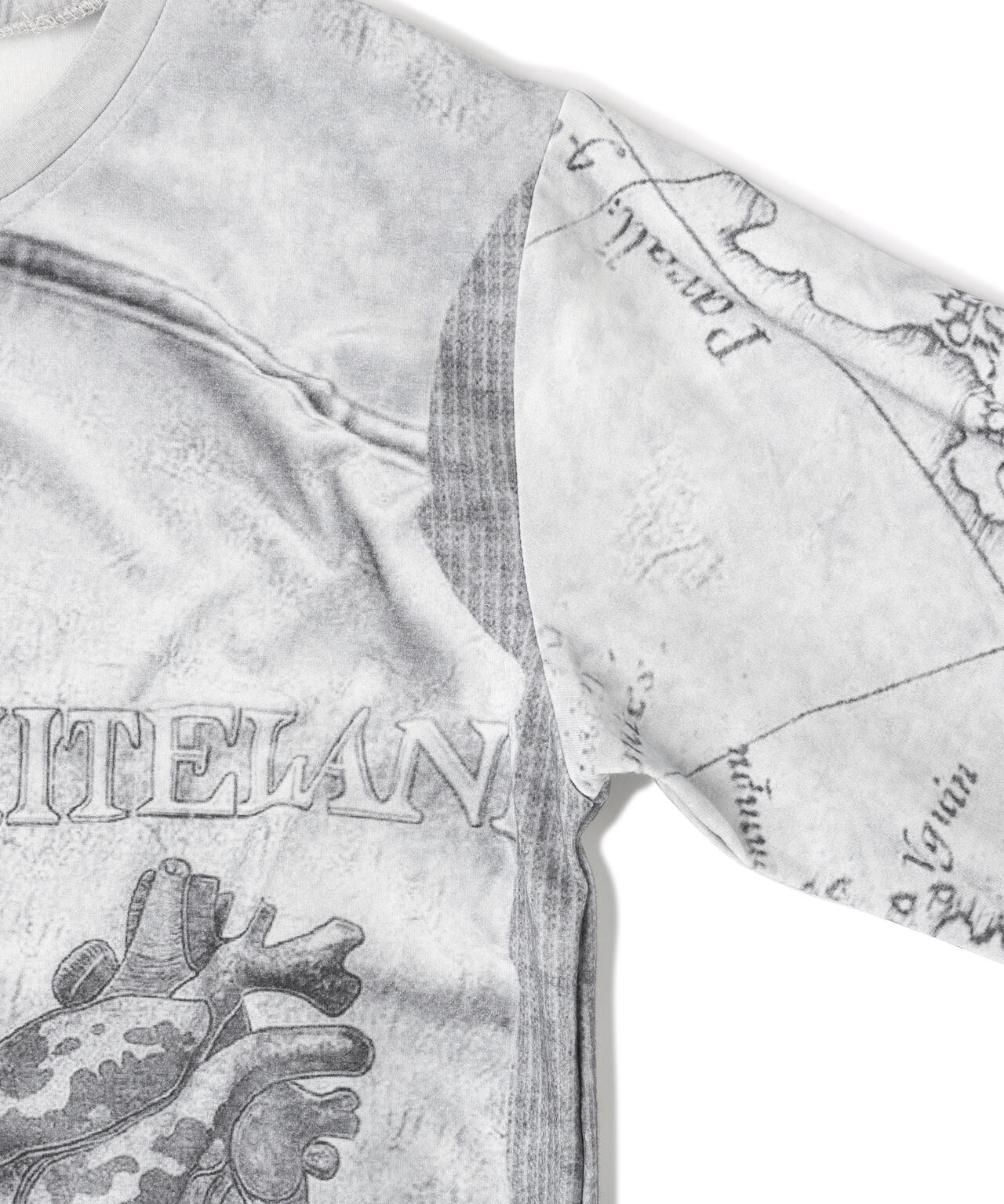 WHITELAND/ホワイトランド/TRANSCRIPTION L/S TEE