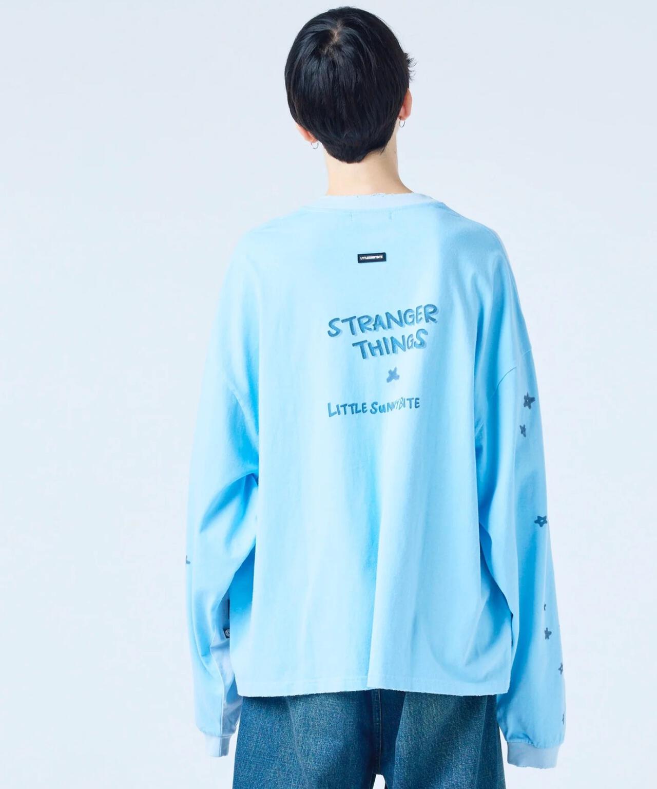 トップス stranger things x little sunny bite littlesunnybite/stranger things x little sunny bite will long tee