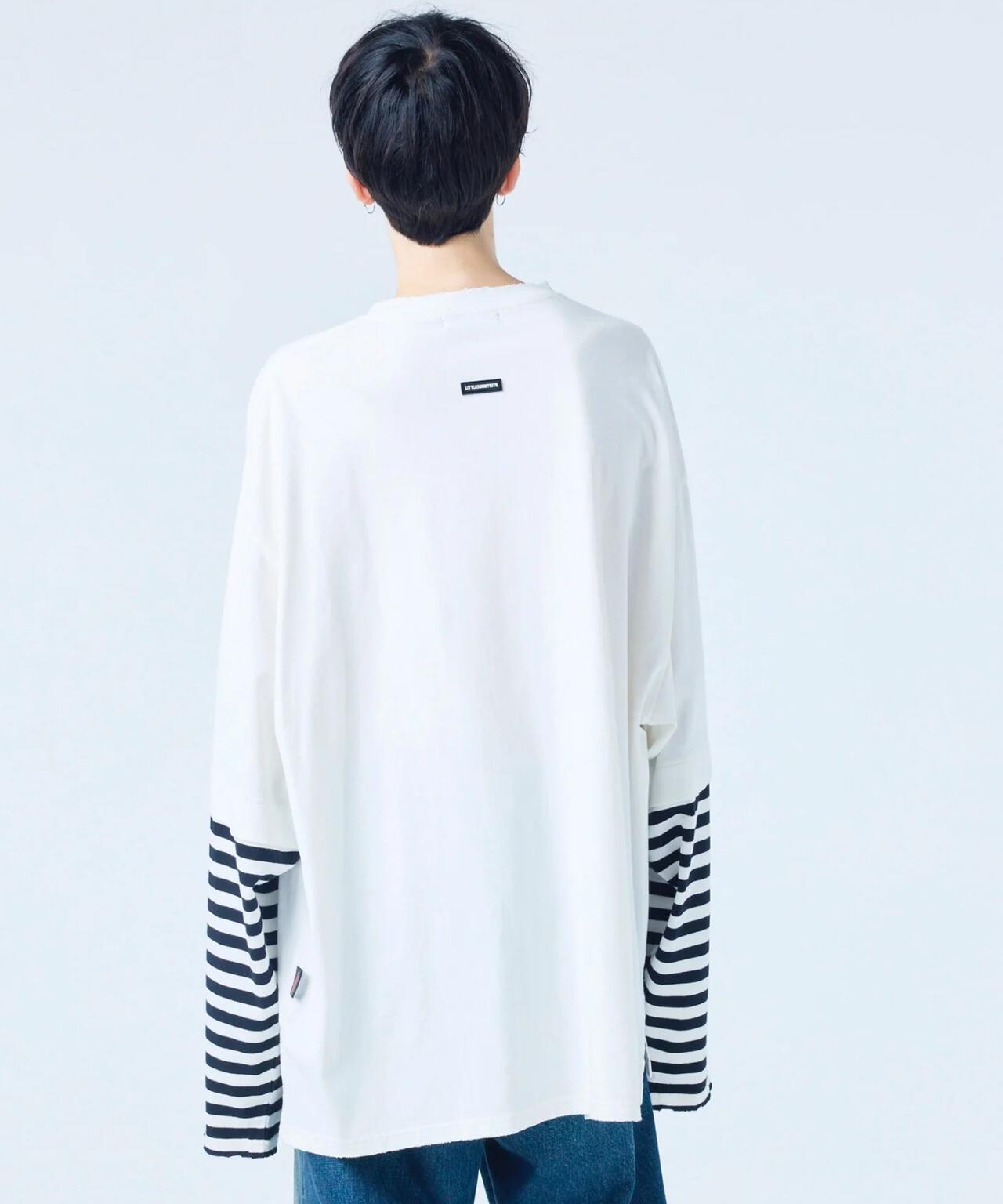 littlesunnybite/× stranger things graphic fake layered long tee