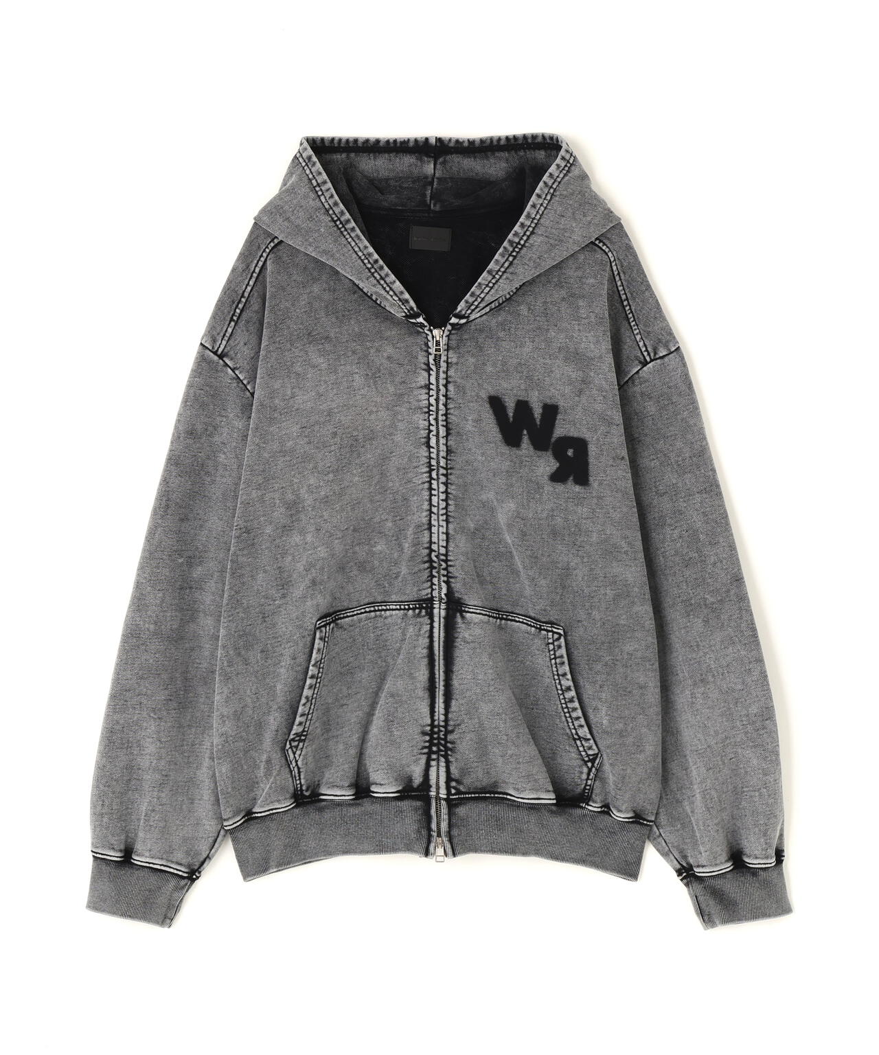 DankeSchon/ダンケシェーン/CHEMICAL SWEAT ZIP HOODIE