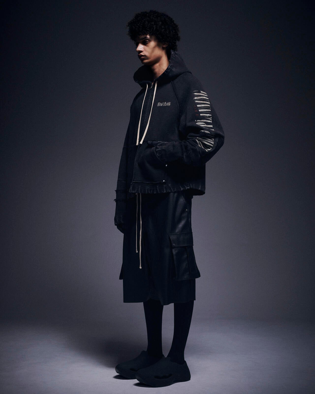 DankeSchon/ダンケシェーン/490 CHEMICAL ZIP HOODIE IRONCROSS