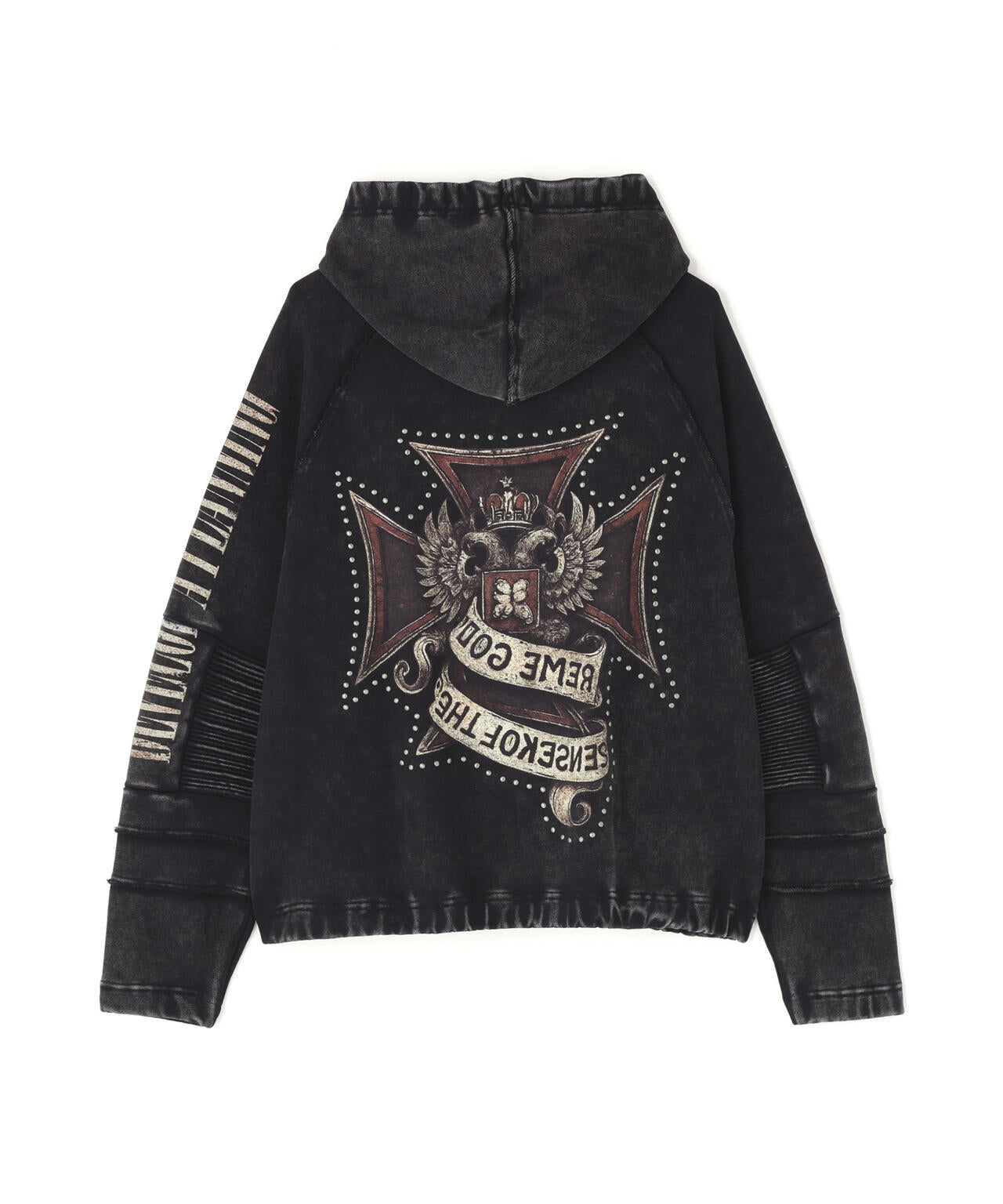 DankeSchon/ダンケシェーン/490 CHEMICAL ZIP HOODIE IRONCROSS