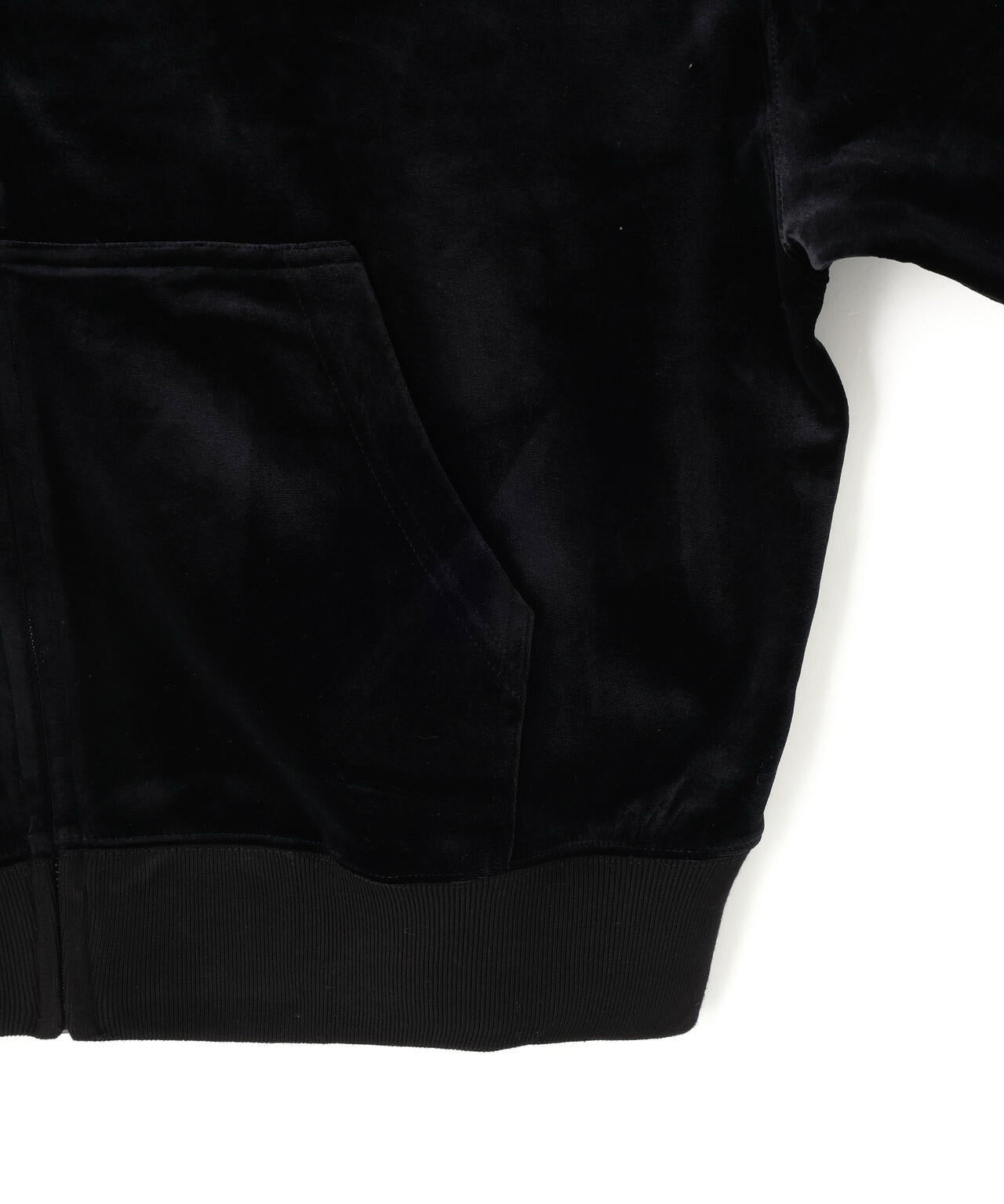 SUPPLIER/サプライヤー/Cross Rhinestone Velour Zip Hoodie | L.H.P