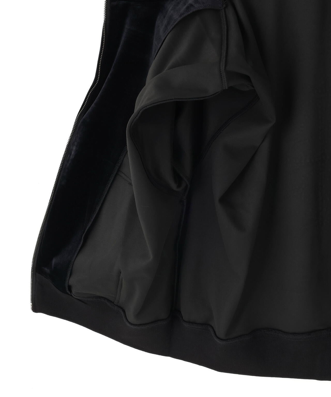 SUPPLIER/サプライヤー/Cross Rhinestone Velour Zip Hoodie | L.H.P