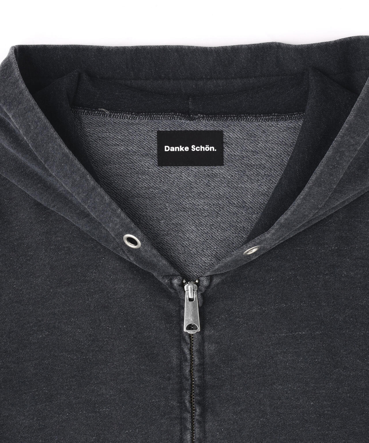 WEB&DEPOT限定】DankeSchon/ダンケシェーン/STUDS SWEAT ZIP HOODIE