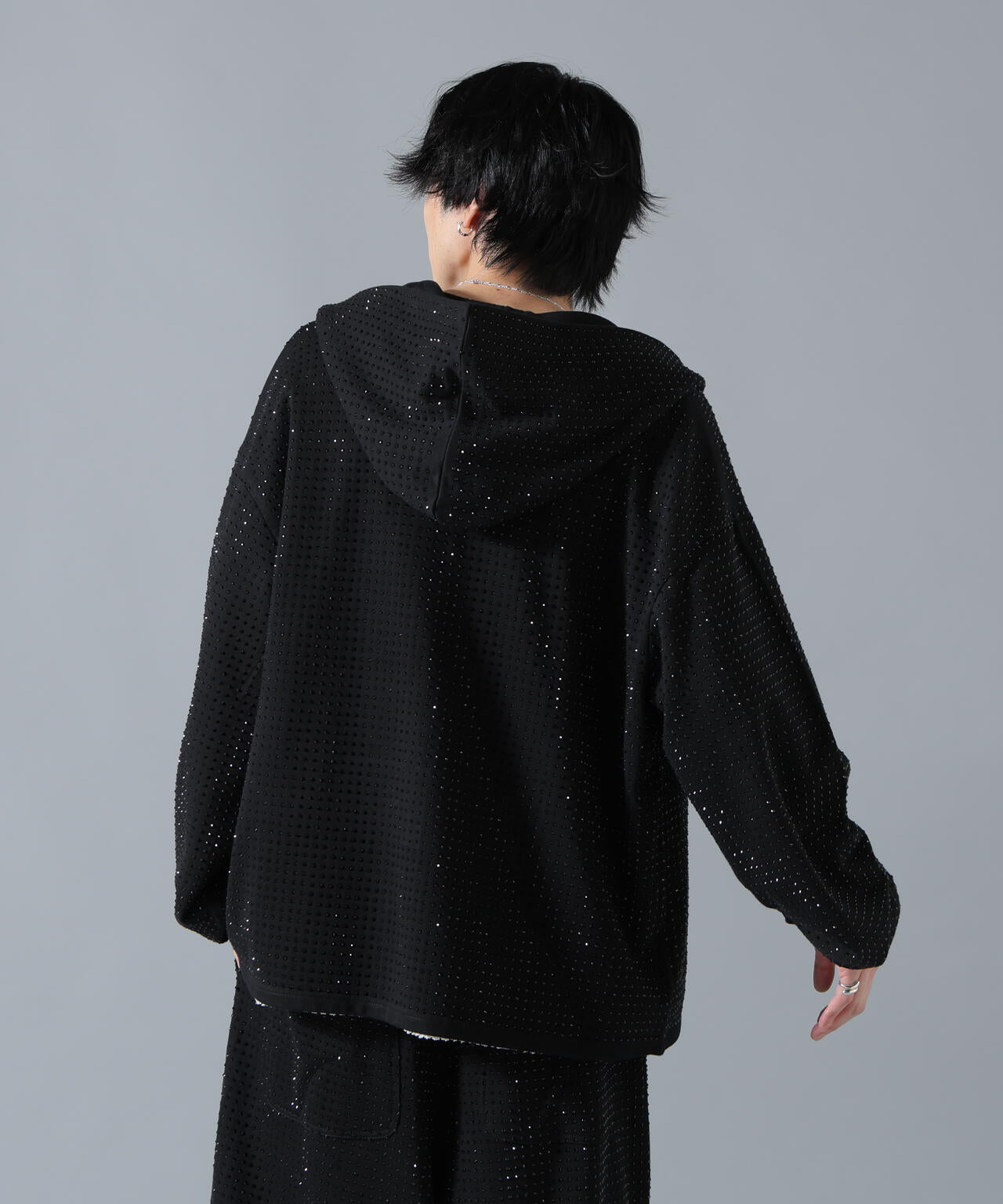 DankeSchon/ダンケシェーン/LINE STONE ZIP HOODIE | L.H.P