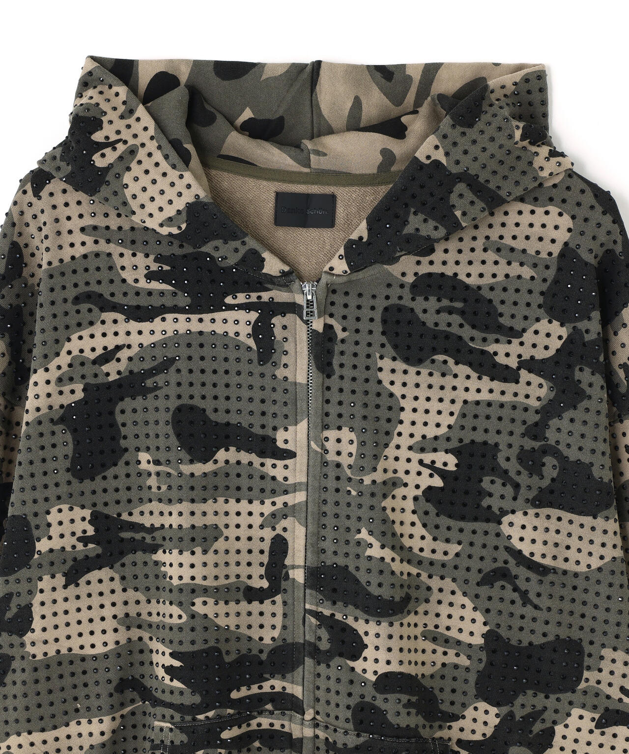 DankeSchon/ダンケシェーン/CAMO LINESTONE ZIP HOODIE | L.H.P